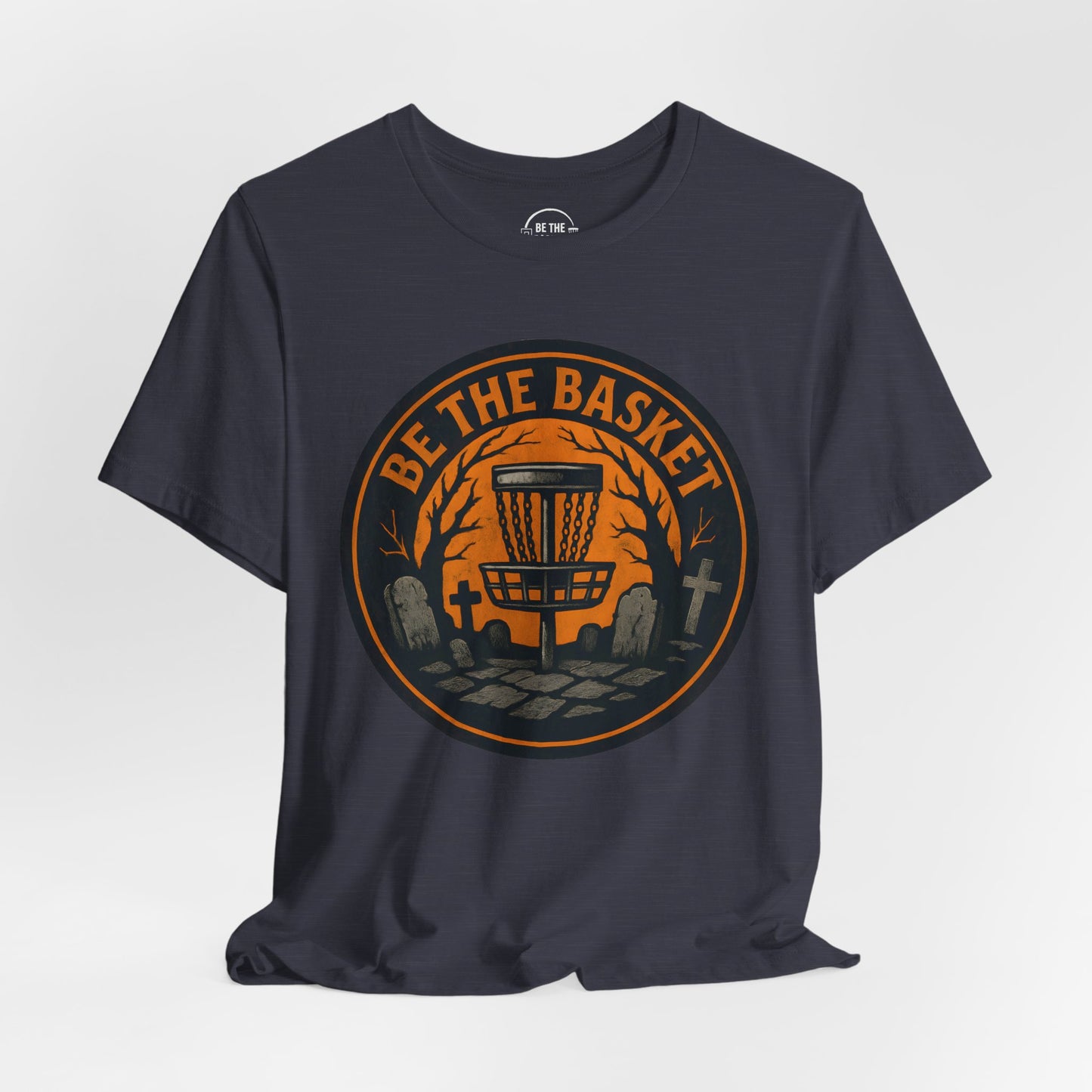 BE THE BASKET Disc Golf Halloween Design 10, Disc Golf Unisex T-Shirt