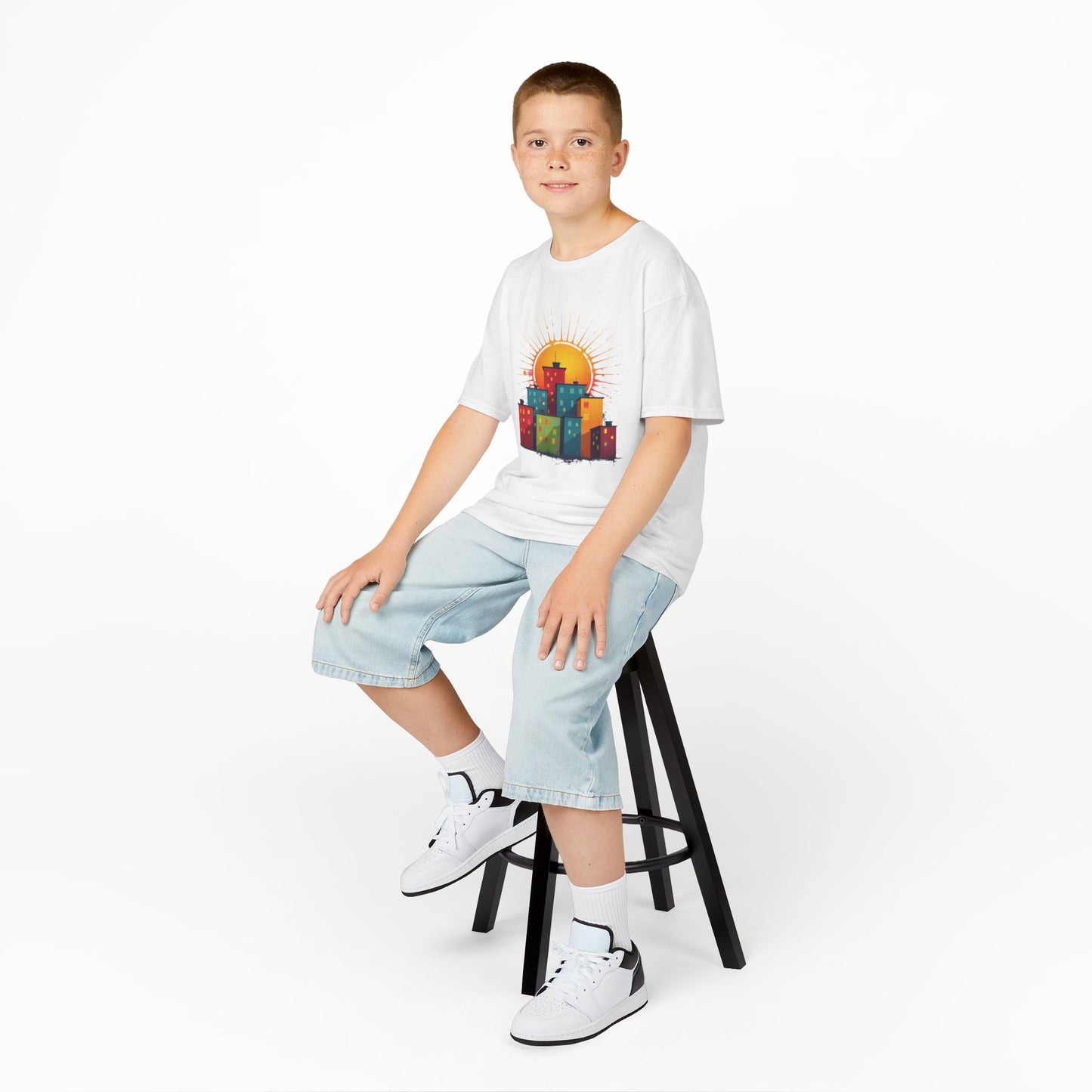 Kid's Sunny City Design, Unisex AwesomeT-Shirt