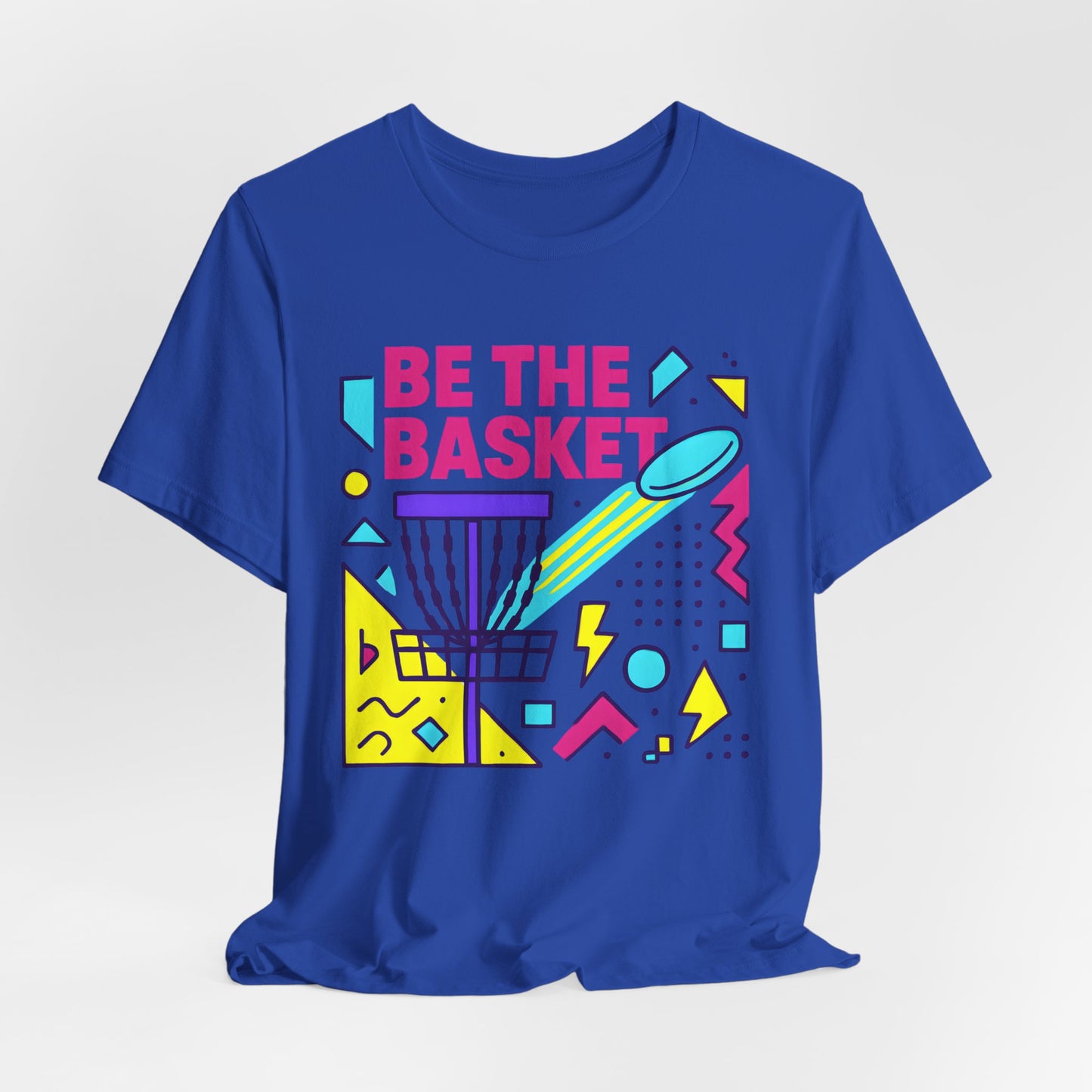 BE THE BASKET Disc Golf Basket Abstract 10, Unisex T-Shirt, Disc Golf Shirt