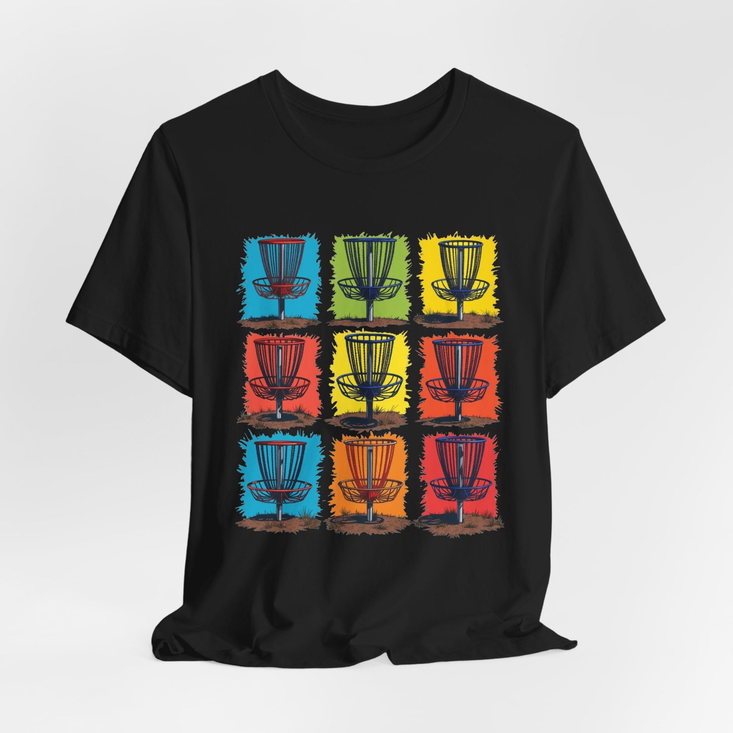 Disc Golf Pop Art 2 Unisex T-Shirt, Disc Golf Shirt