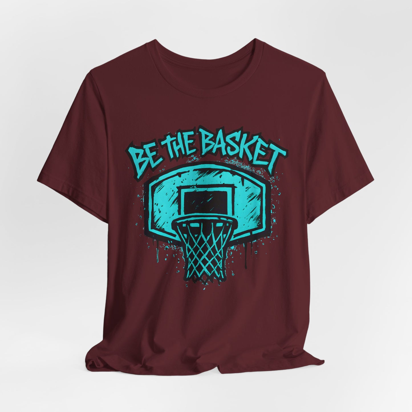 BE THE BASKET Basketball Graffiti Blue 2, Basketball Unisex T-Shirt