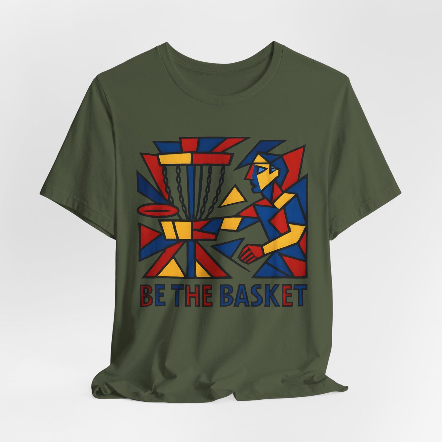 BE THE BASKET Disc Golf Picasso 4, Unisex T-Shirt, Disc Golf Shirt