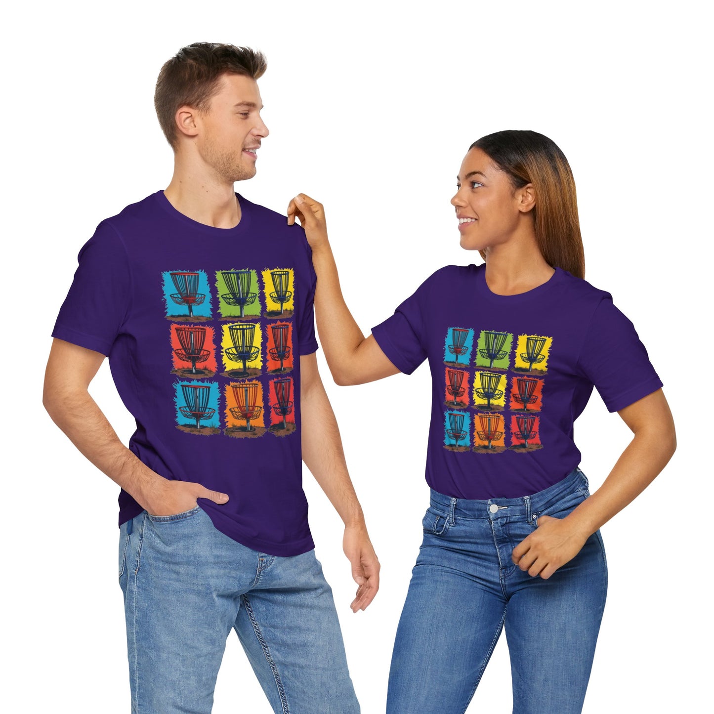 Disc Golf Pop Art 2 Unisex T-Shirt, Disc Golf Shirt