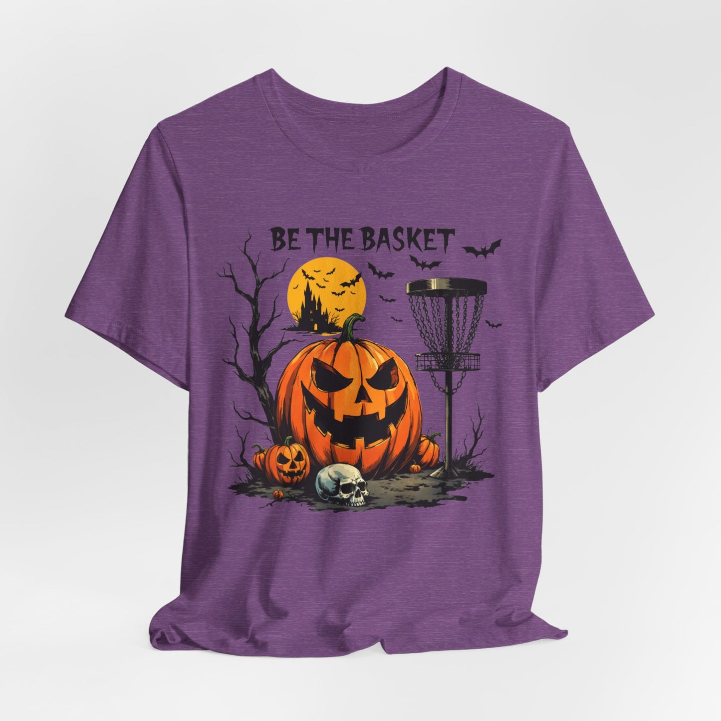BE THE BASKET Disc Golf Halloween Design 5, Disc Golf Unisex T-Shirt