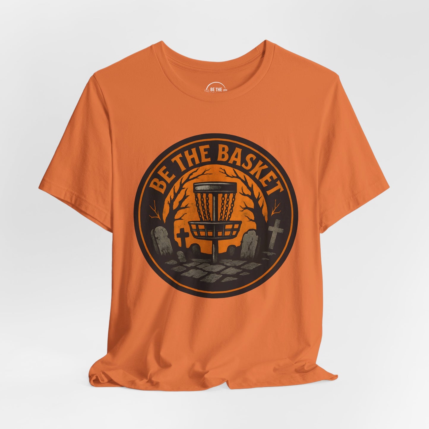 BE THE BASKET Disc Golf Halloween Design 10, Disc Golf Unisex T-Shirt
