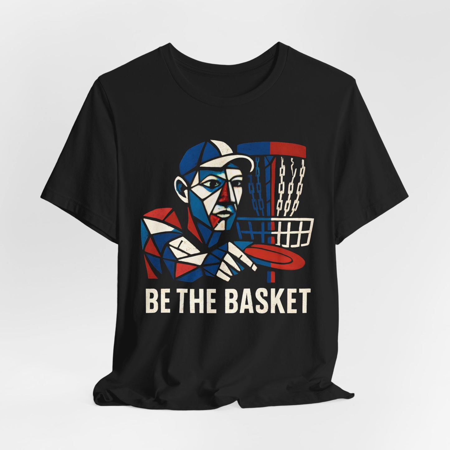 BE THE BASKET Disc Golf Picasso 1, Unisex T-Shirt, Disc Golf Shirt