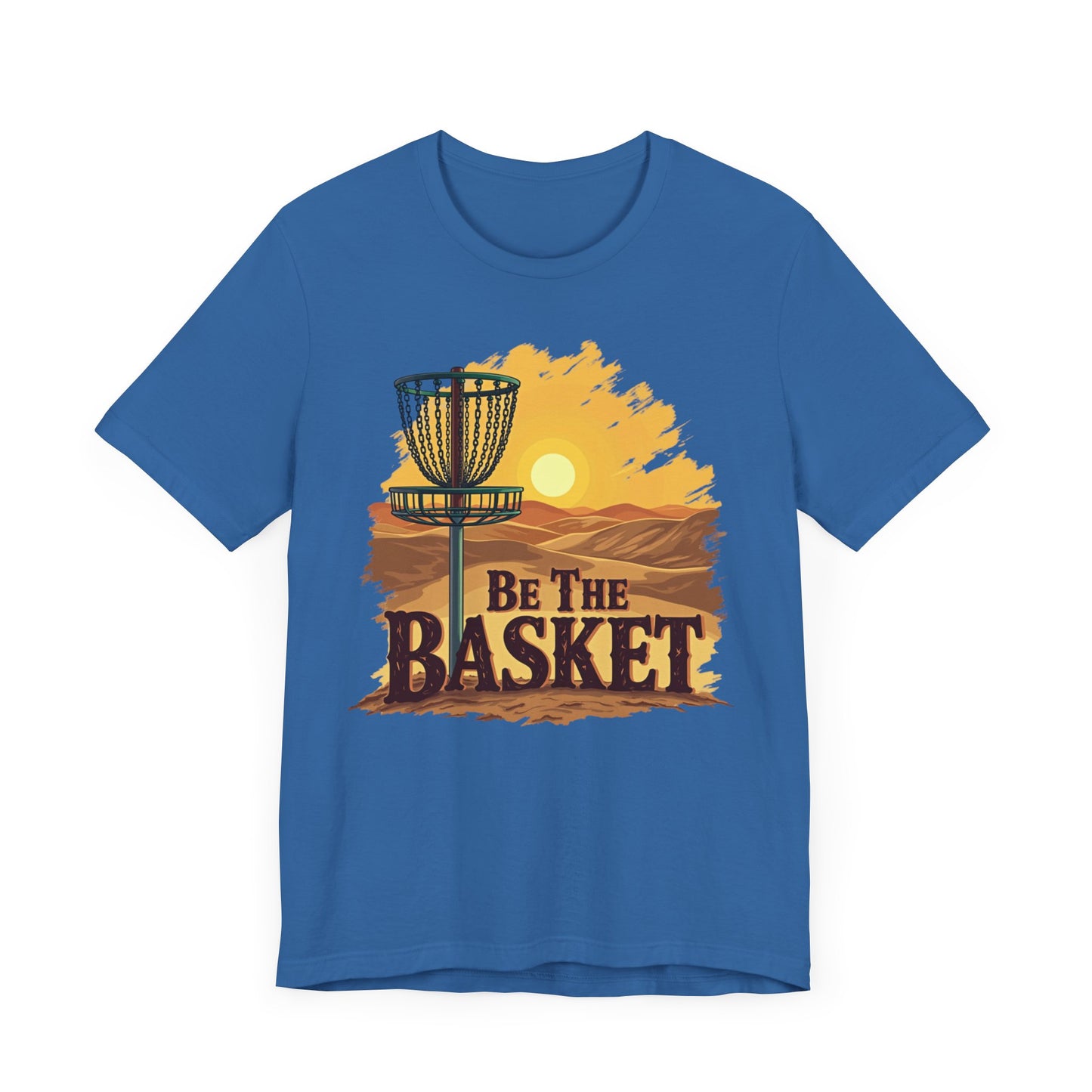 Be The Basket Brand - Desert Style - Soft Unisex T-shirt, Disc Golf Shirt, Cool T-Shirt DISC GOLF SHIRT