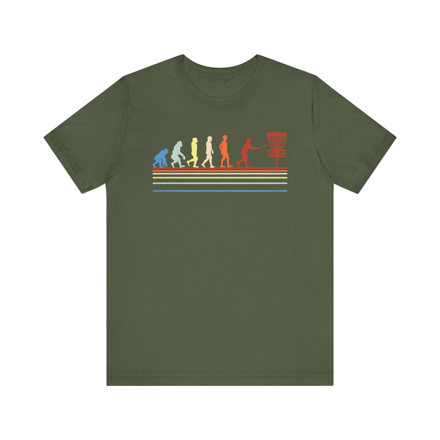 Evolution Explained Disc Golf Softstyle Unisex T-shirt