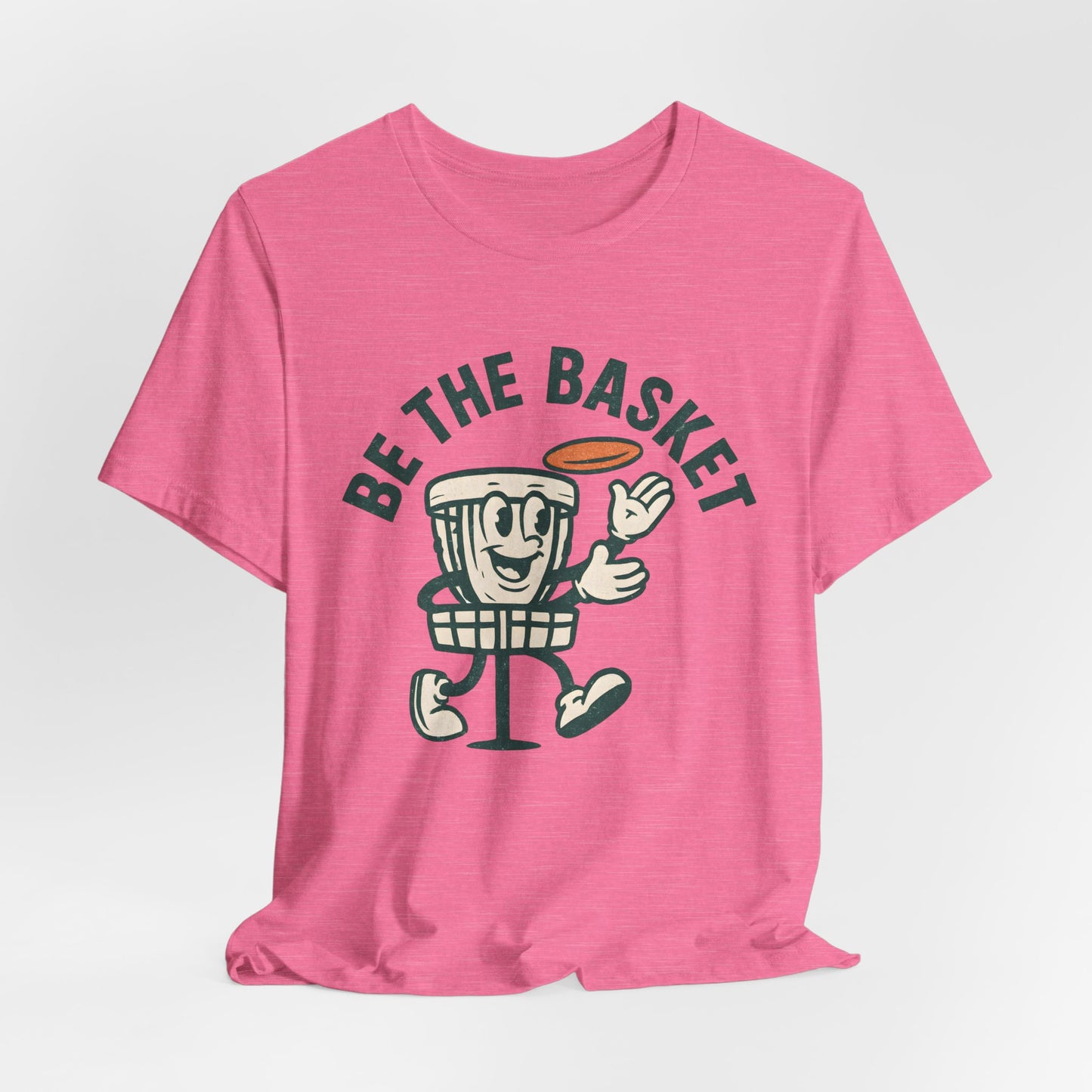 BE THE BASKET Disc Golf Basket Guy, Unisex T-Shirt