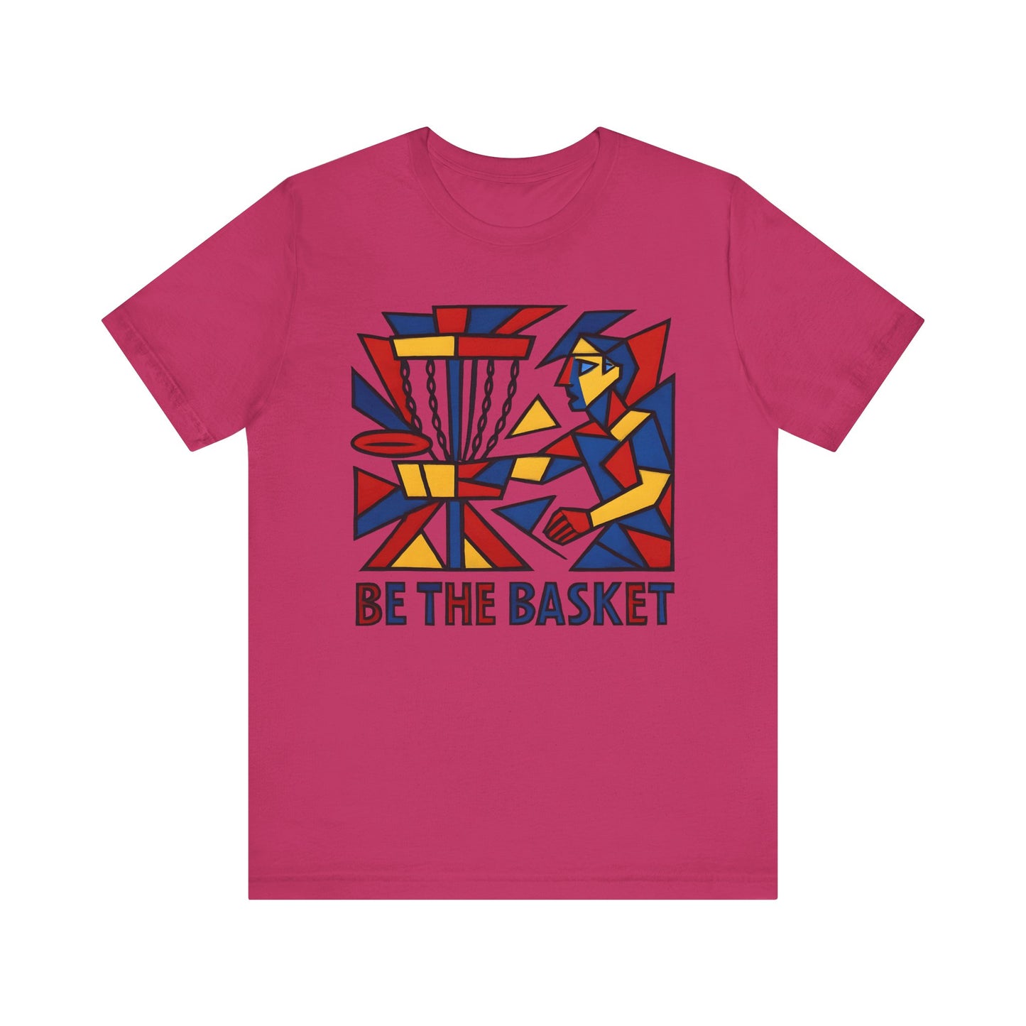 BE THE BASKET Disc Golf Picasso 4, Unisex T-Shirt, Disc Golf Shirt