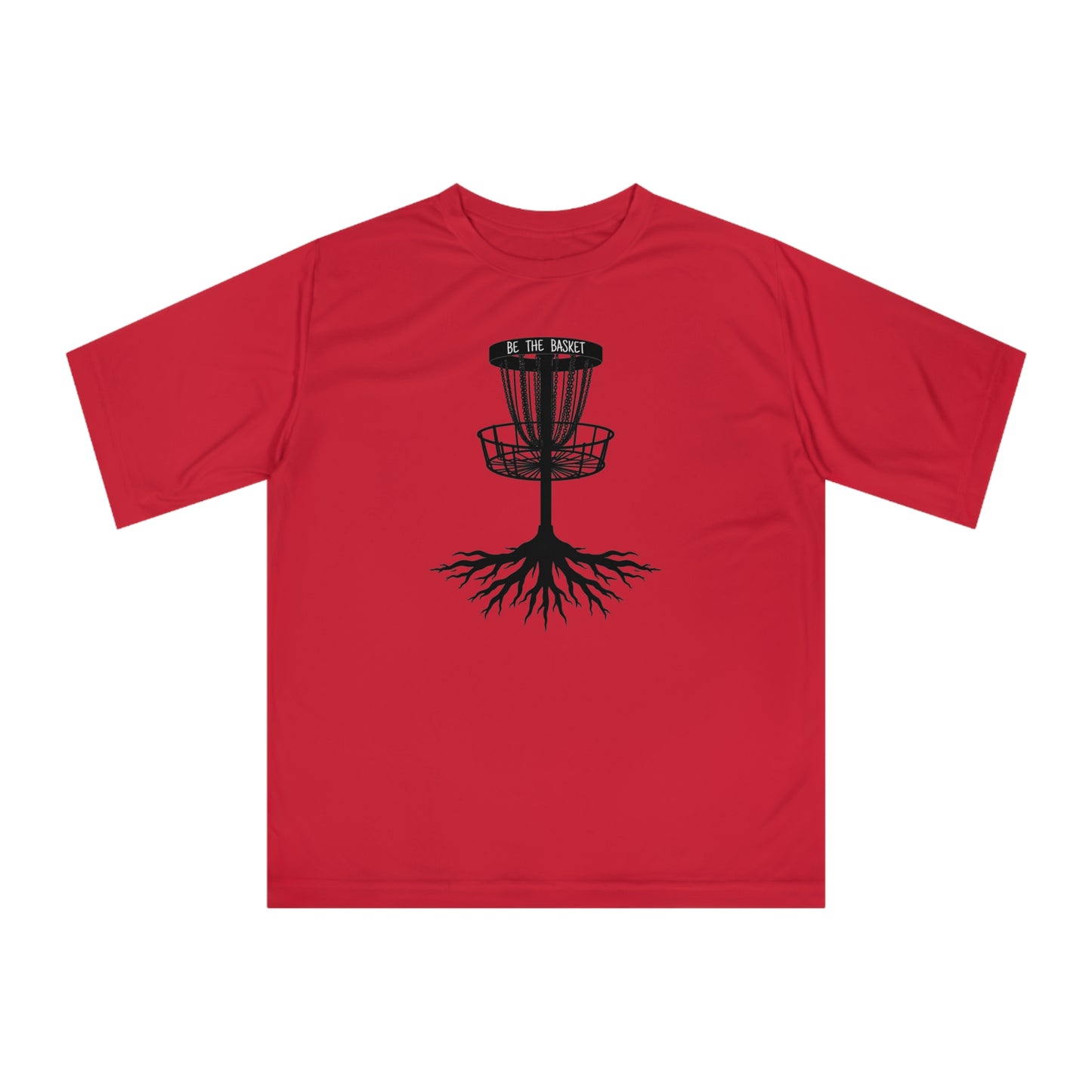 BE THE BASKET Disc Golf Tree Of Life , Unisex Performance T-Shirt, Disc Golf Shirt