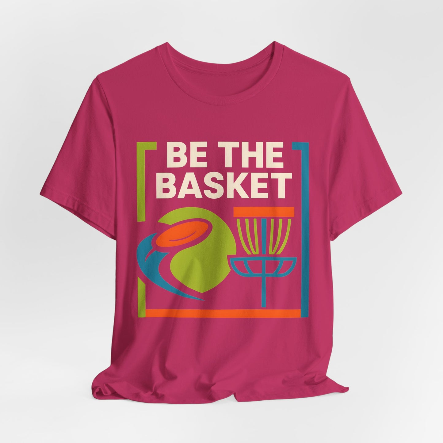BE THE BASKET Disc Golf Basket Abstract 8, Unisex T-Shirt