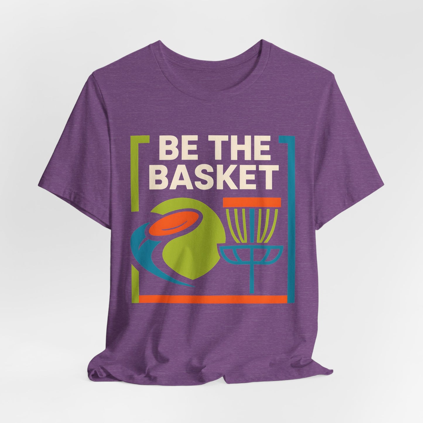 BE THE BASKET Disc Golf Basket Abstract 8, Unisex T-Shirt