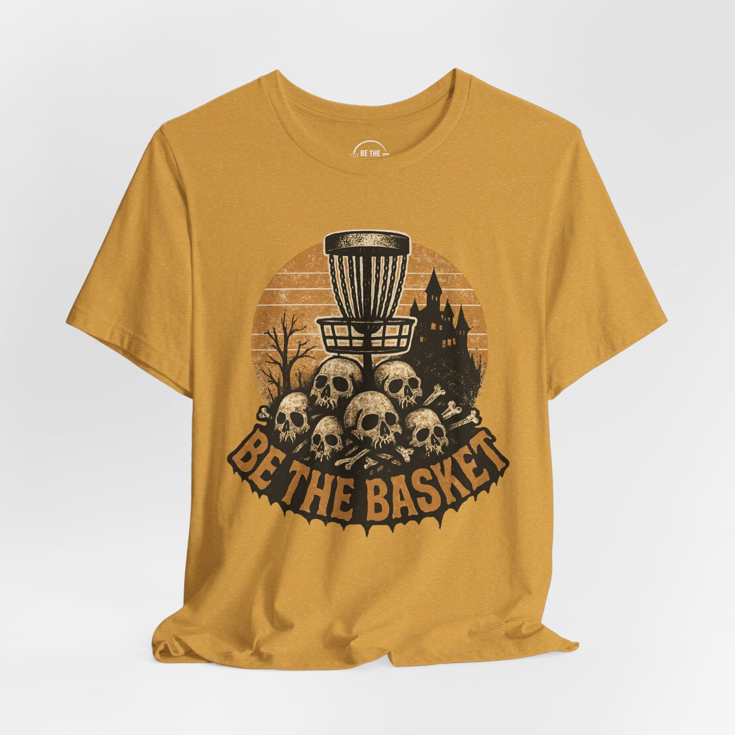 BE THE BASKET Disc Golf Halloween Design 9, Disc Golf Unisex T-Shirt