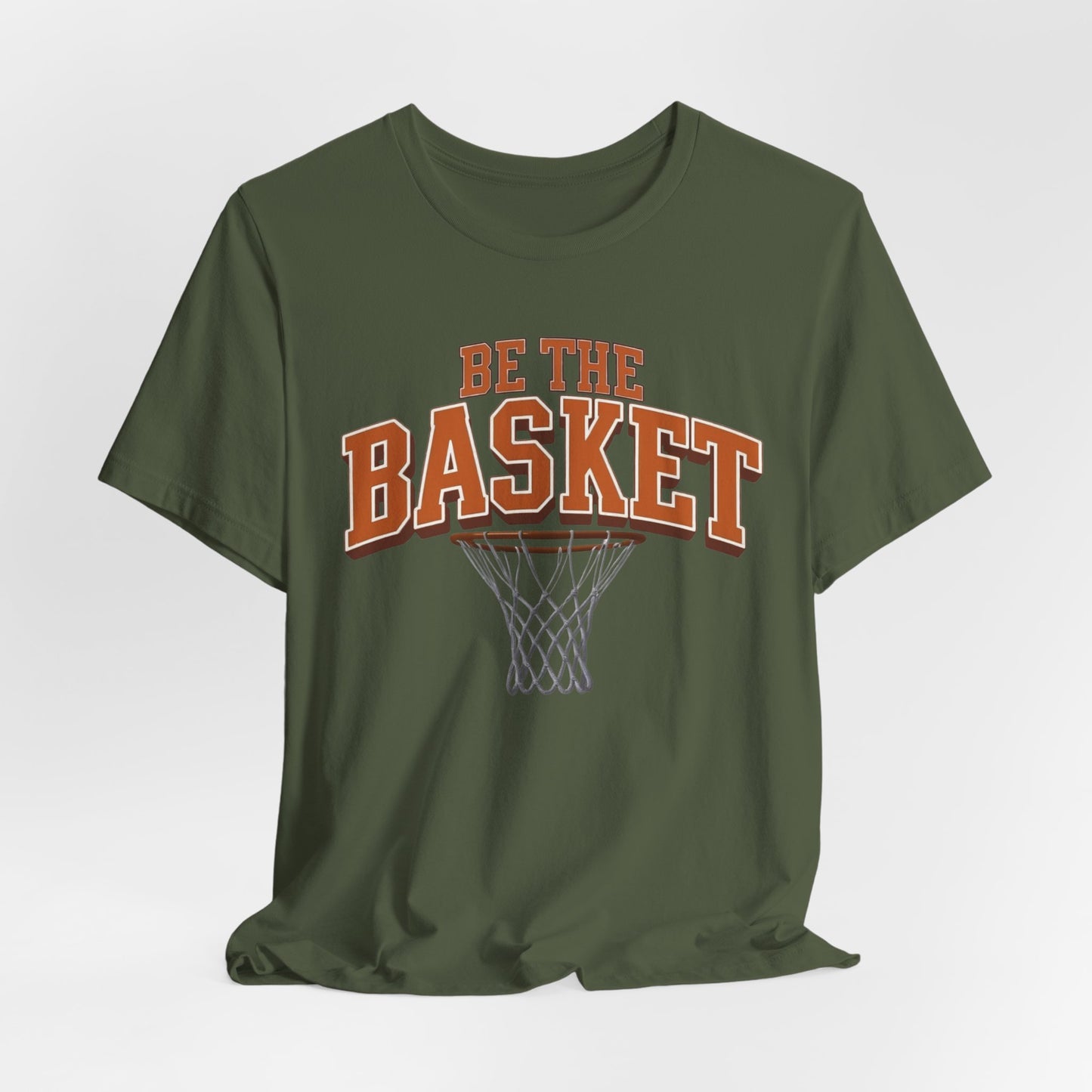 BE THE BASKET Basketball Net 1 Orange Unisex T-Shirt