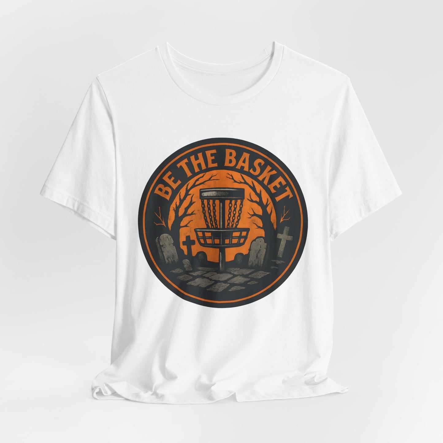 BE THE BASKET Disc Golf Halloween Design 10, Disc Golf Unisex T-Shirt