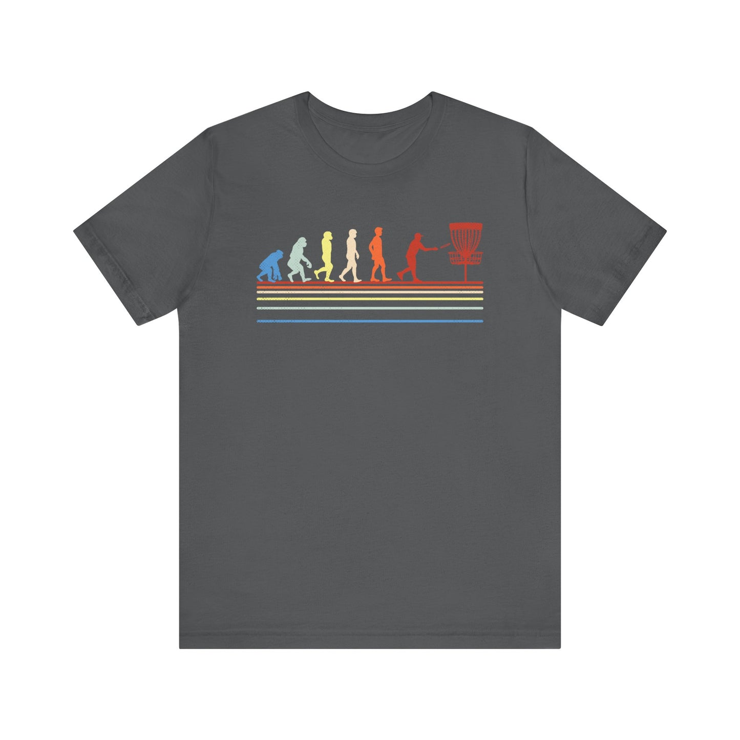Evolution Explained Disc Golf Softstyle Unisex T-shirt