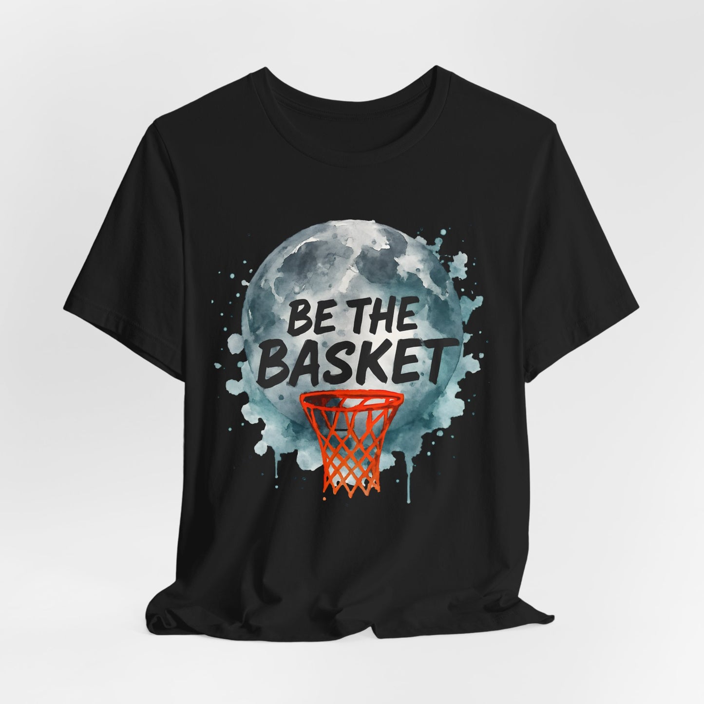 BE THE BASKET Basketball Watercolor Design 2, Basketball Unisex T-Shirt
