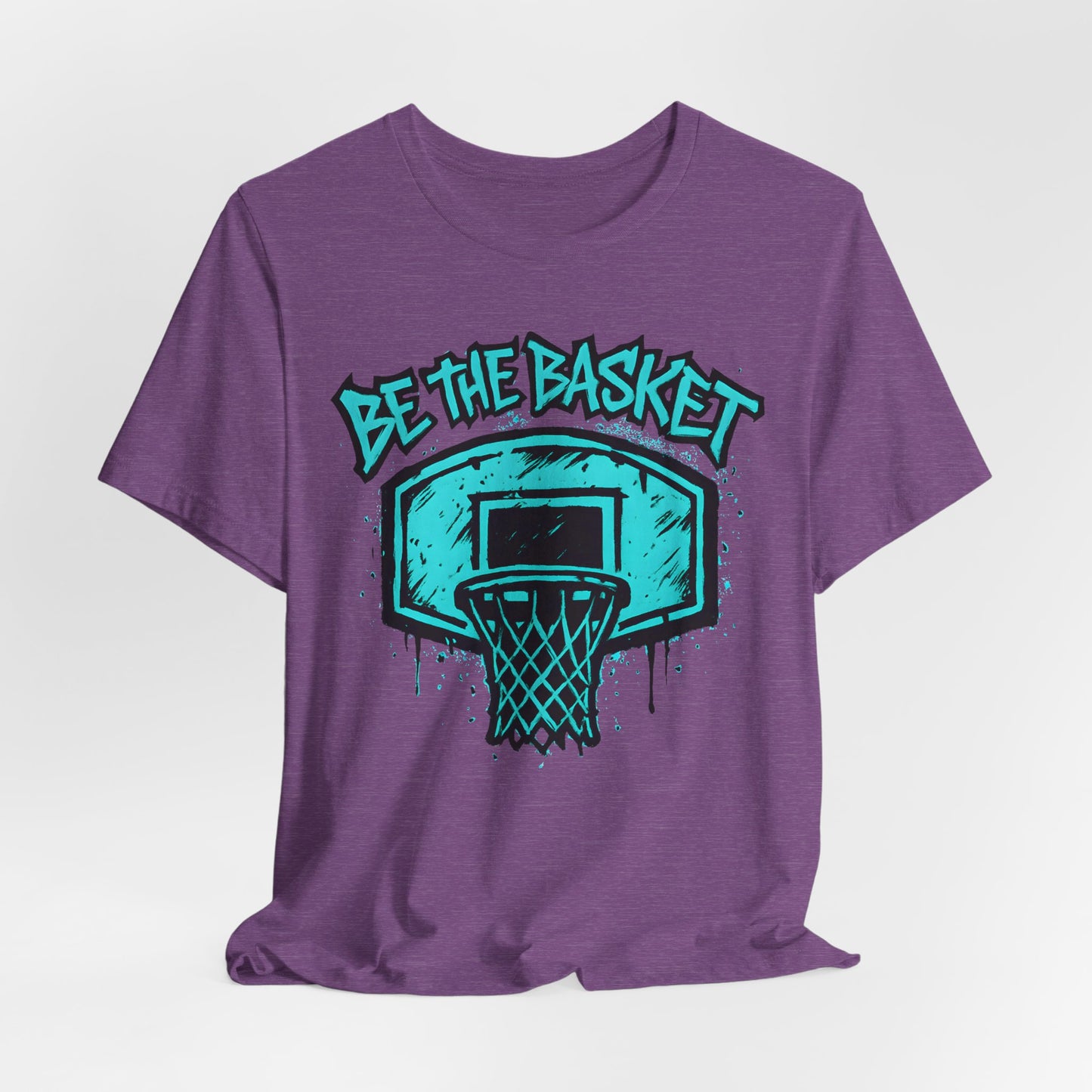 BE THE BASKET Basketball Graffiti Blue 2, Basketball Unisex T-Shirt