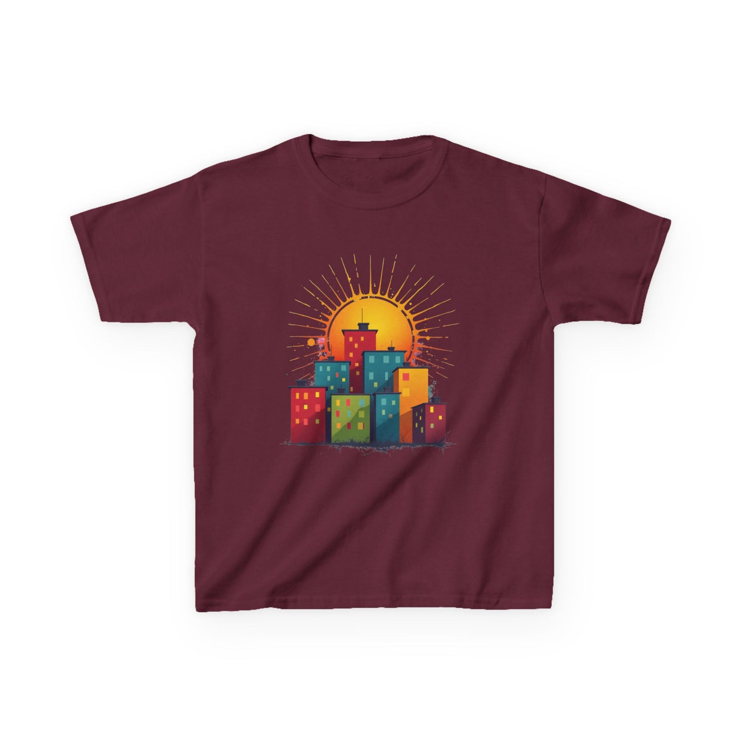 Kid's Sunny City Design, Unisex AwesomeT-Shirt