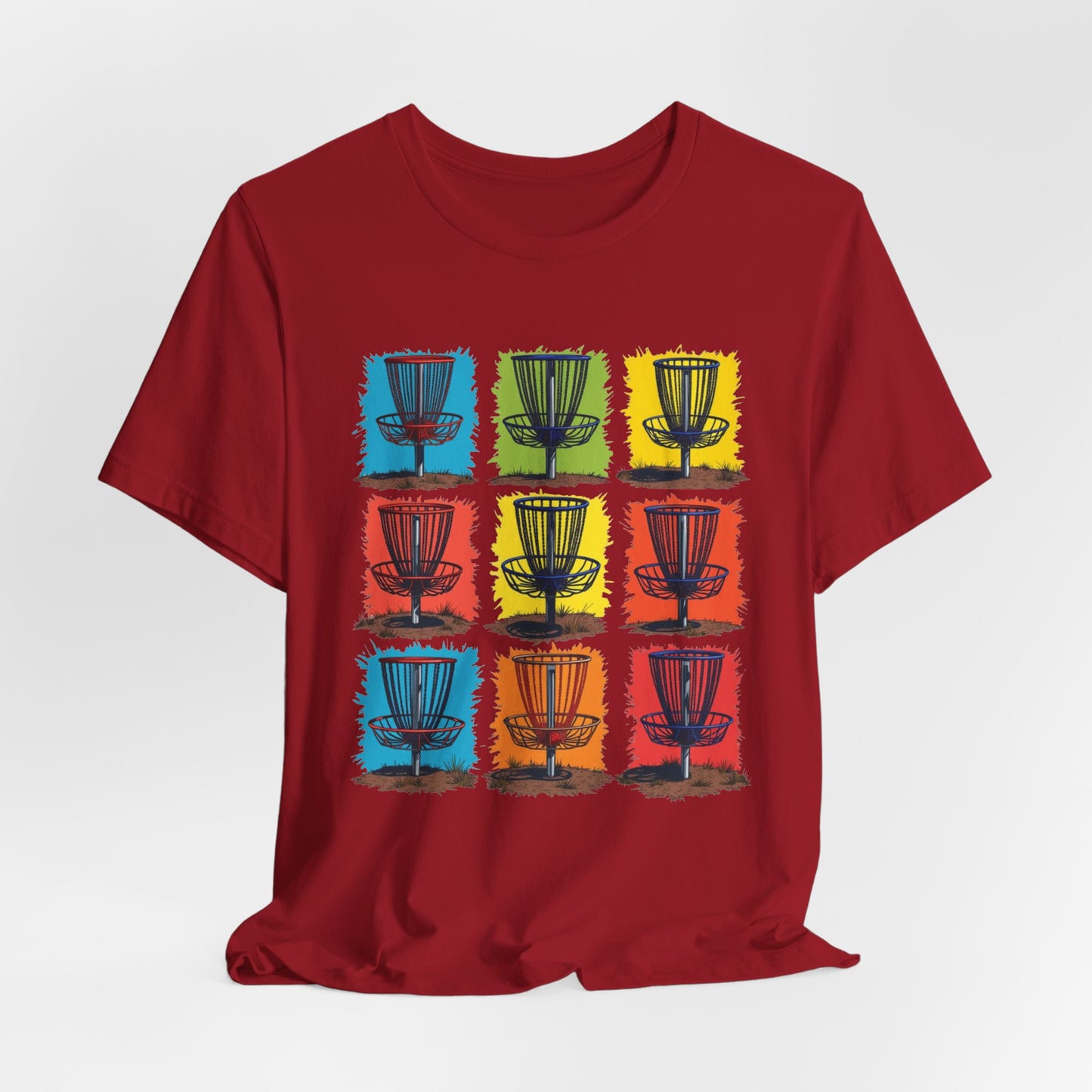 Disc Golf Pop Art 2 Unisex T-Shirt, Disc Golf Shirt