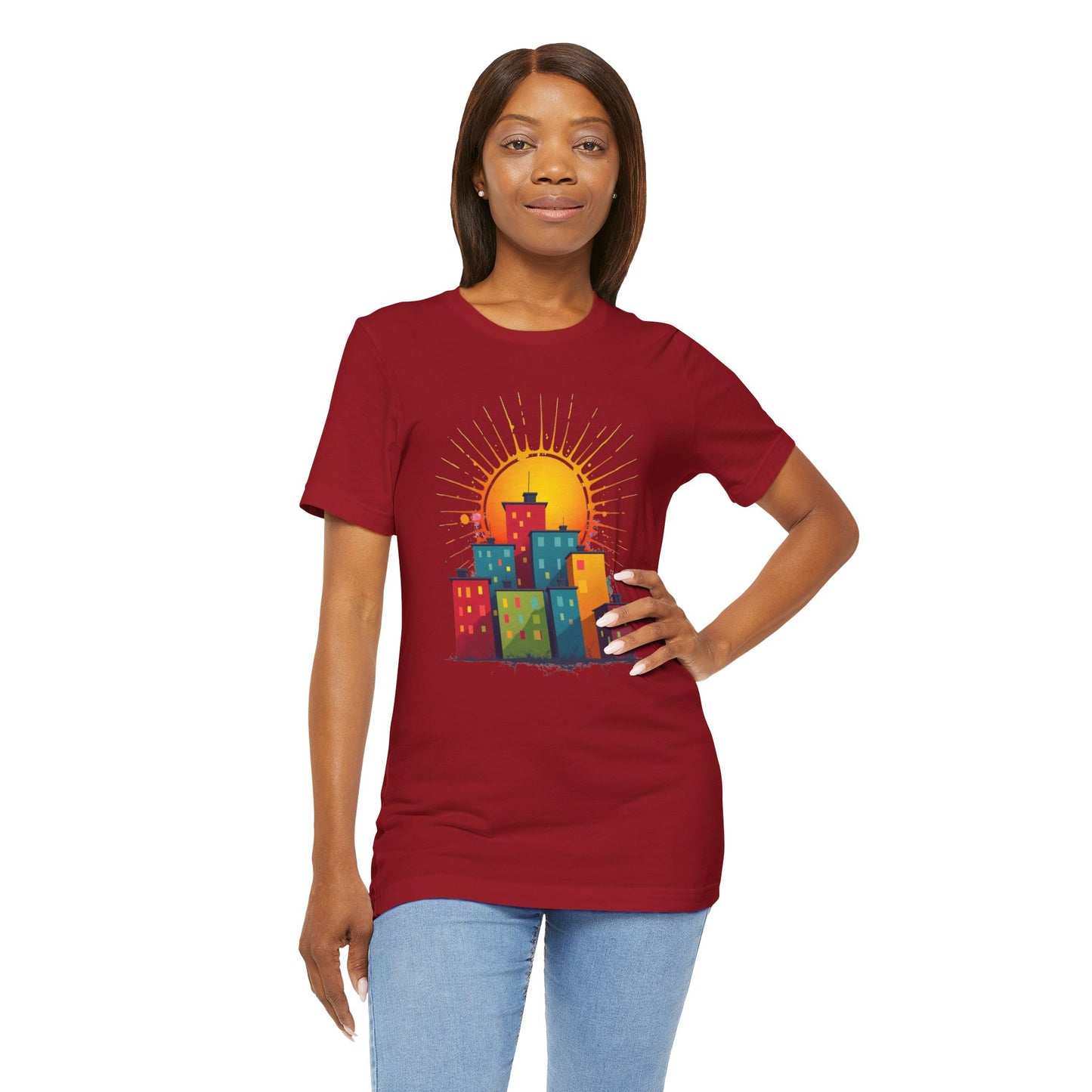 Sunny City Design Unisex T-Shirt, Happy Feel-Good Shirt