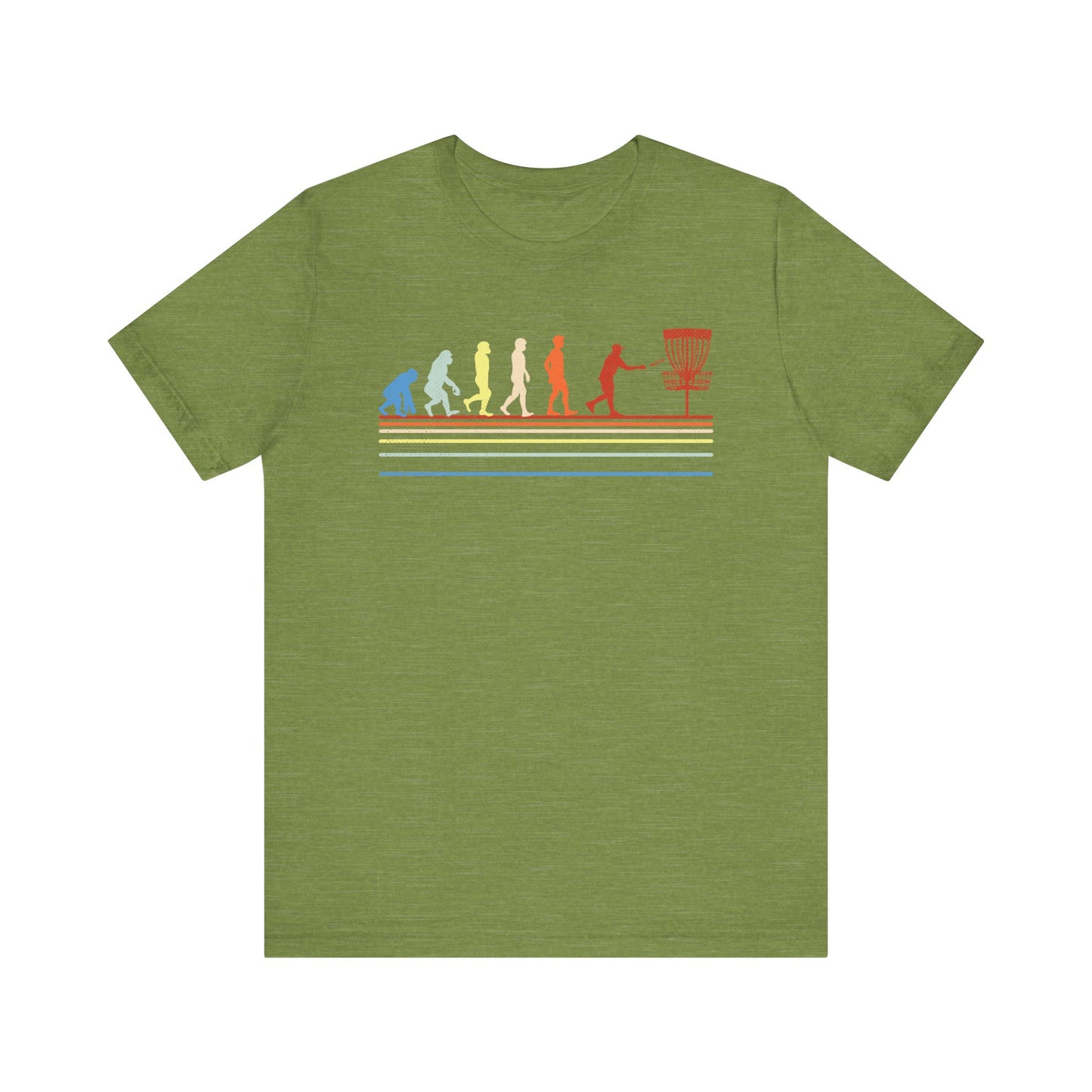 Evolution Explained Disc Golf Softstyle Unisex T-shirt