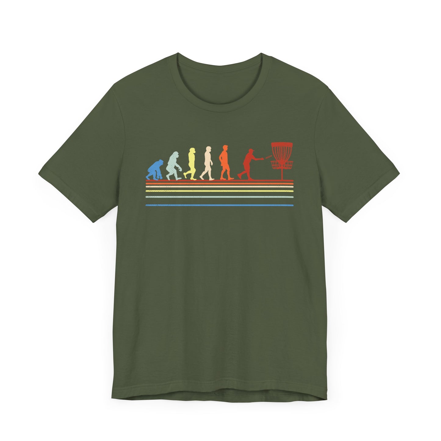 Evolution Explained Disc Golf Softstyle Unisex T-shirt