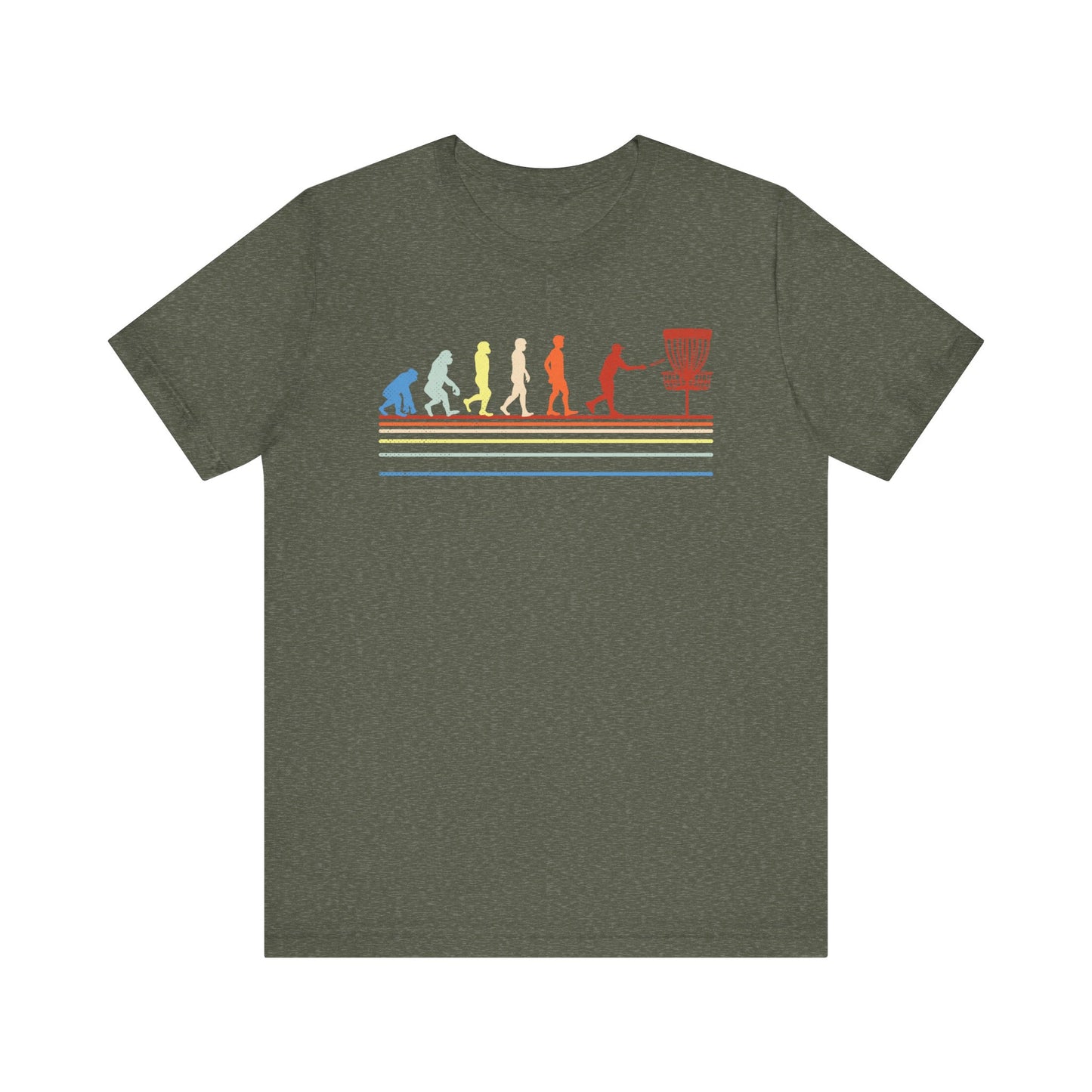 Evolution Explained Disc Golf Softstyle Unisex T-shirt