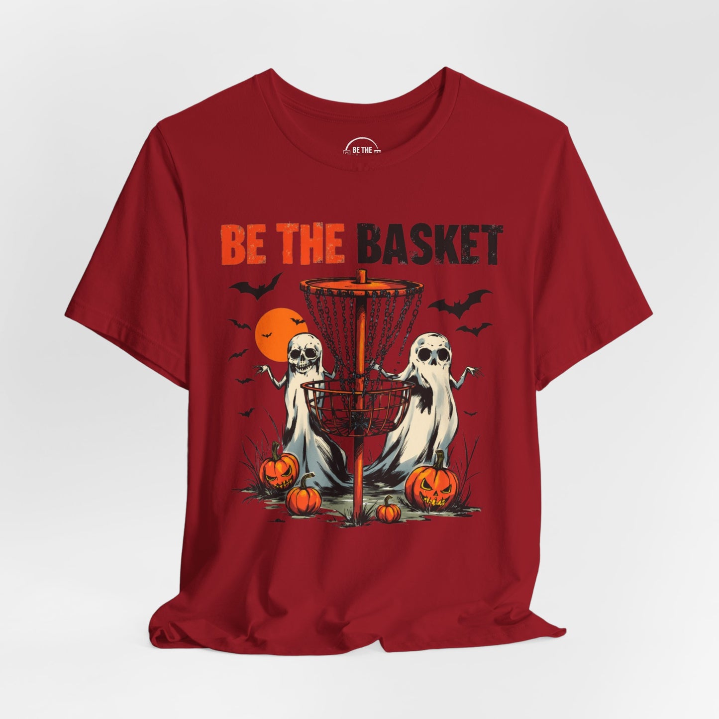 BE THE BASKET Disc Golf Halloween Design 11, Disc Golf Unisex T-Shirt