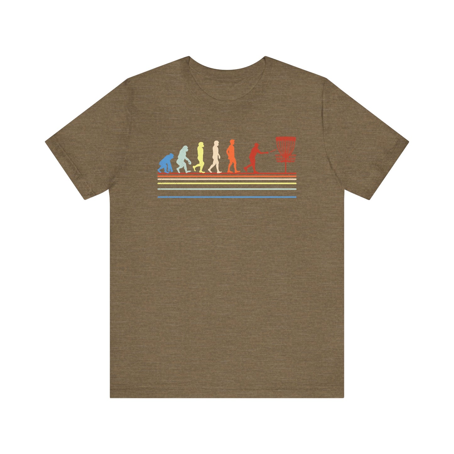Evolution Explained Disc Golf Softstyle Unisex T-shirt