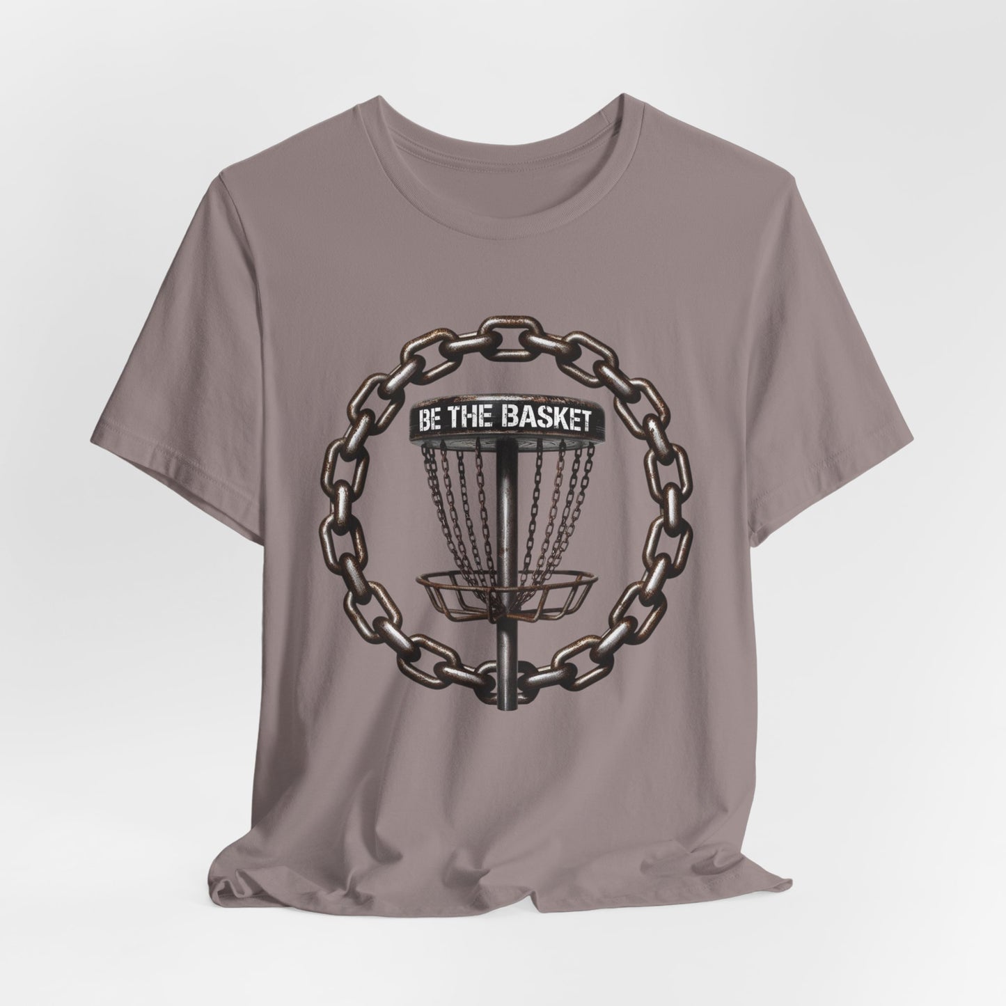BE THE BASKET Chain Circle Disc Golf Unisex T-Shirt - Disc Golf Shirt
