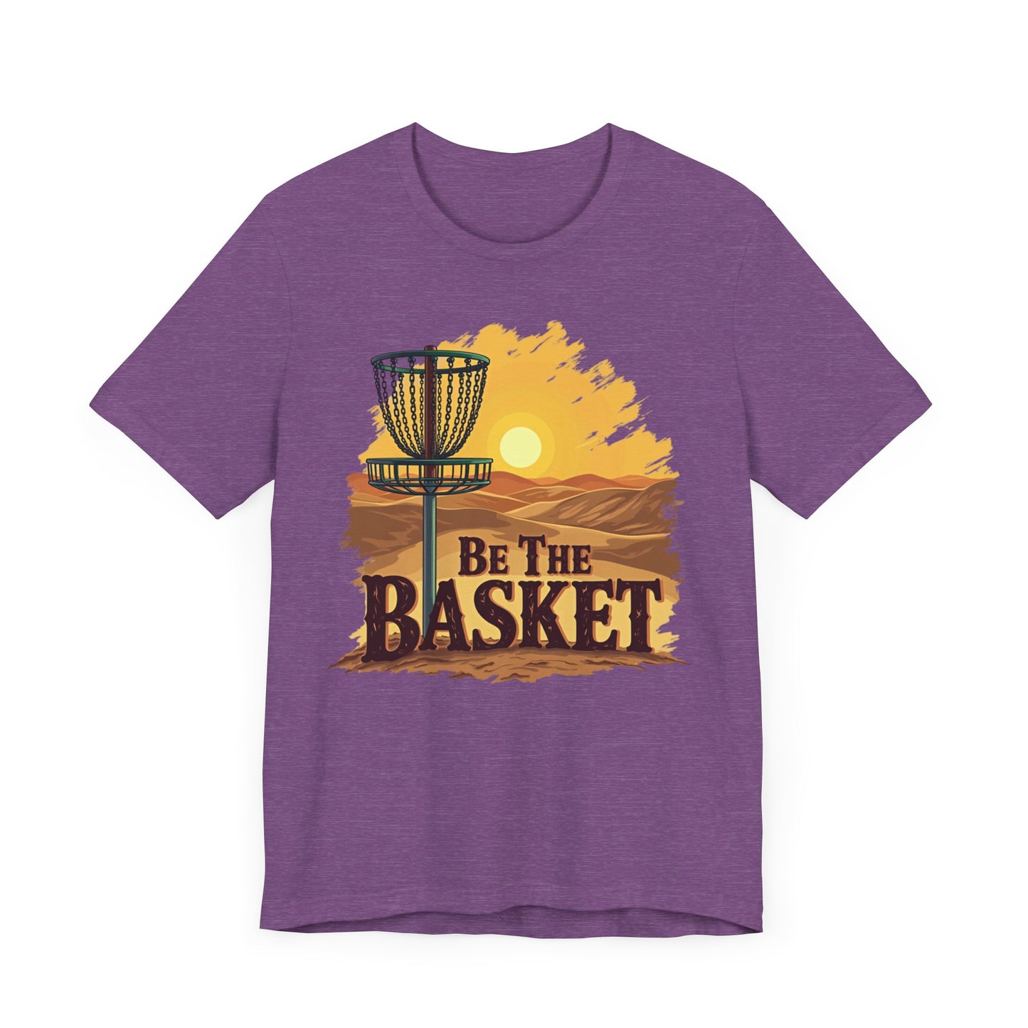Be The Basket Brand - Desert Style - Soft Unisex T-shirt, Disc Golf Shirt, Cool T-Shirt DISC GOLF SHIRT