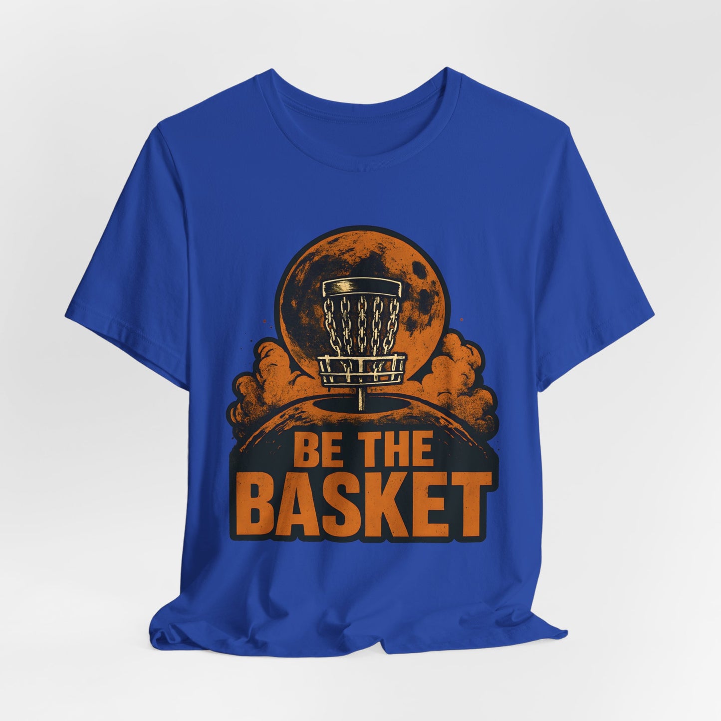 BE THE BASKET Disc Golf Moon 3, Unisex T-Shirt, Disc Golf Shirt