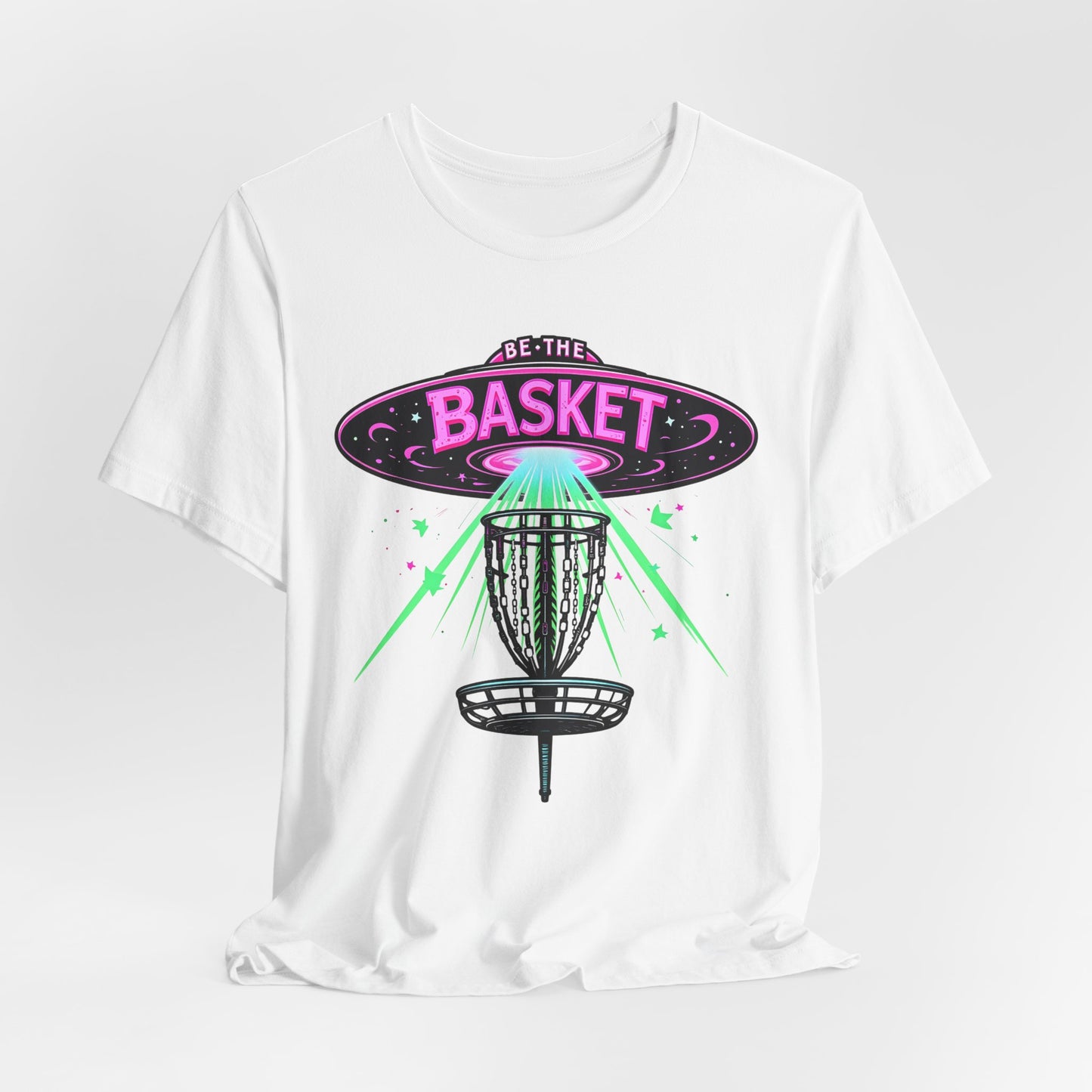 BE THE BASKET Disc Golf Cinco De Spaceship, Unisex T-Shirt, Disc Golf Shirt
