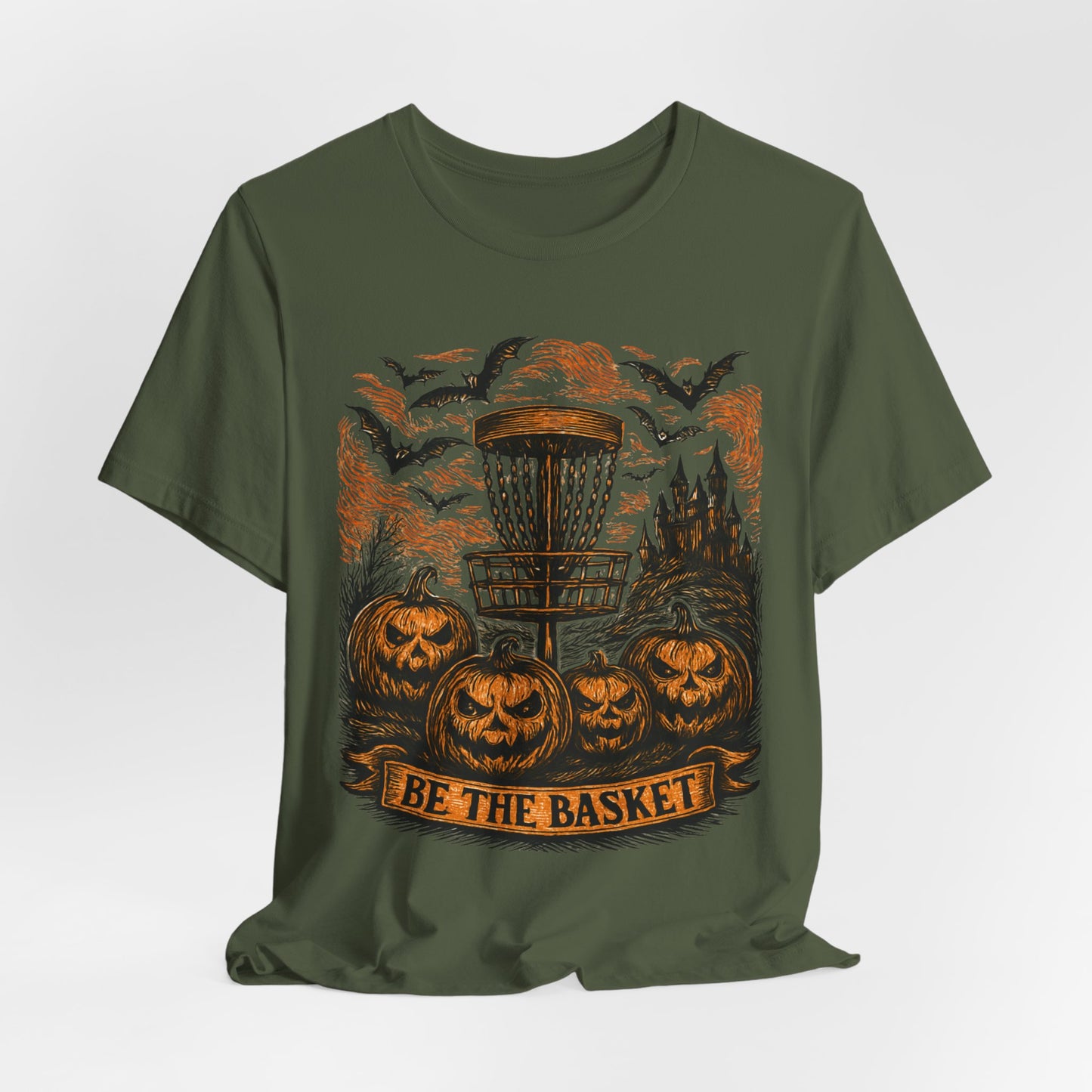 BE THE BASKET Disc Golf Halloween 2, Disc Golf Unisex T-Shirt