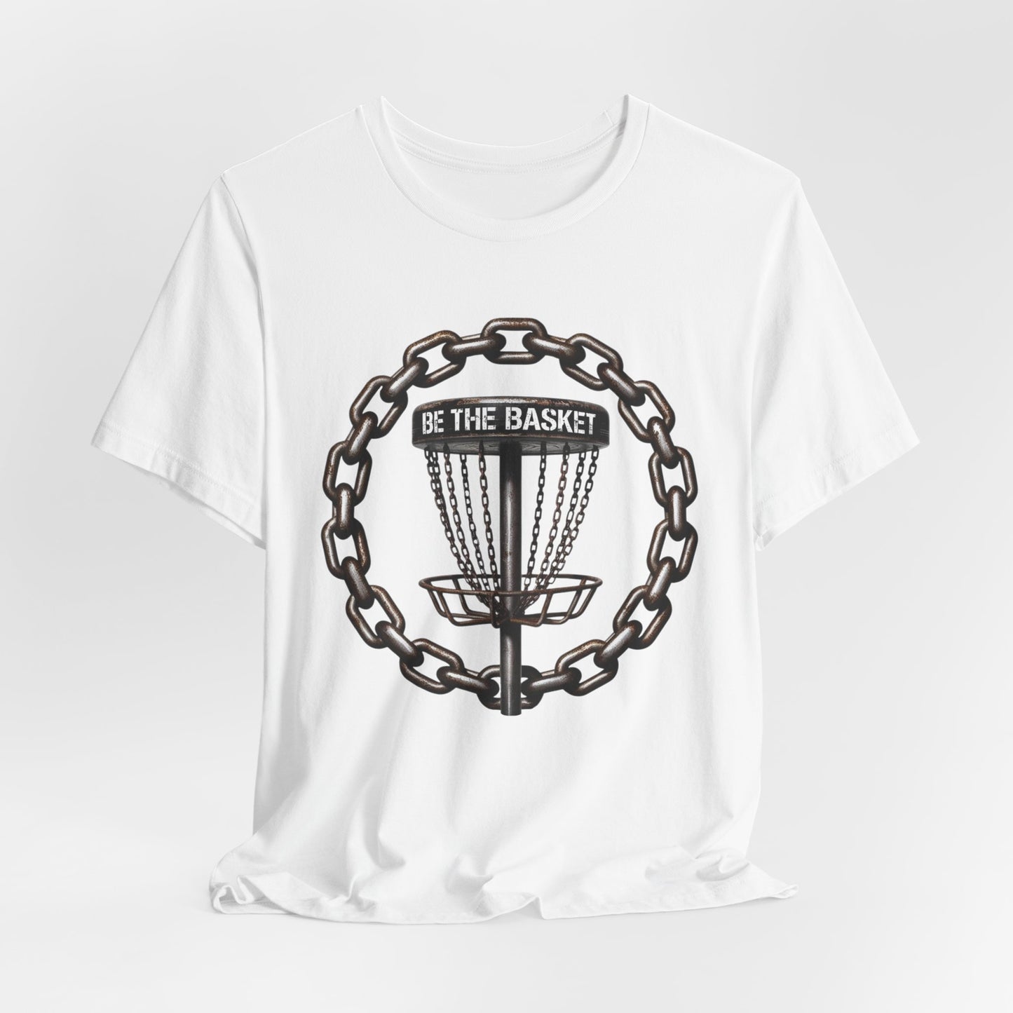 BE THE BASKET Chain Circle Disc Golf Unisex T-Shirt - Disc Golf Shirt