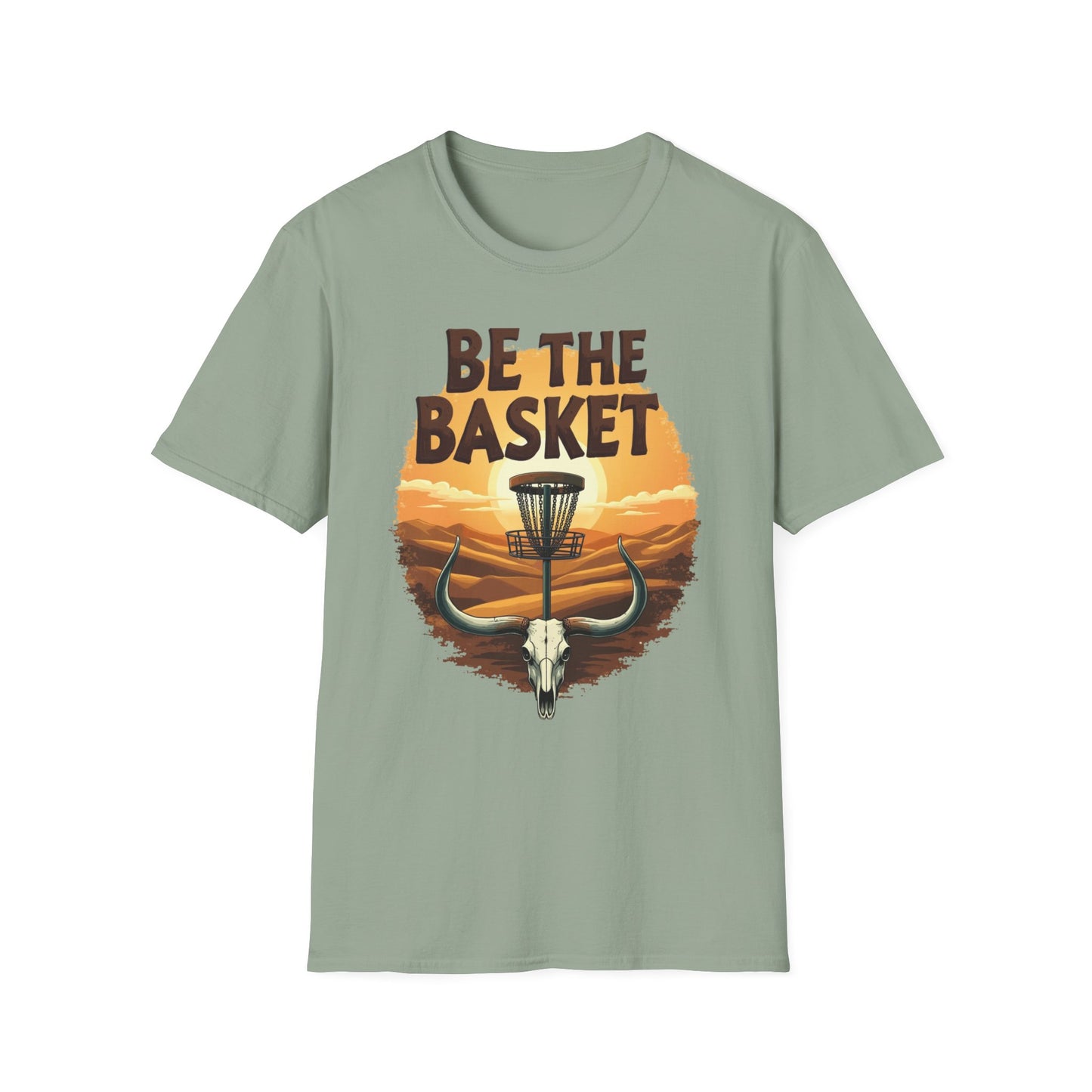 BE THE BASKET Desert Steer Disc Golf Unisex T-Shirt