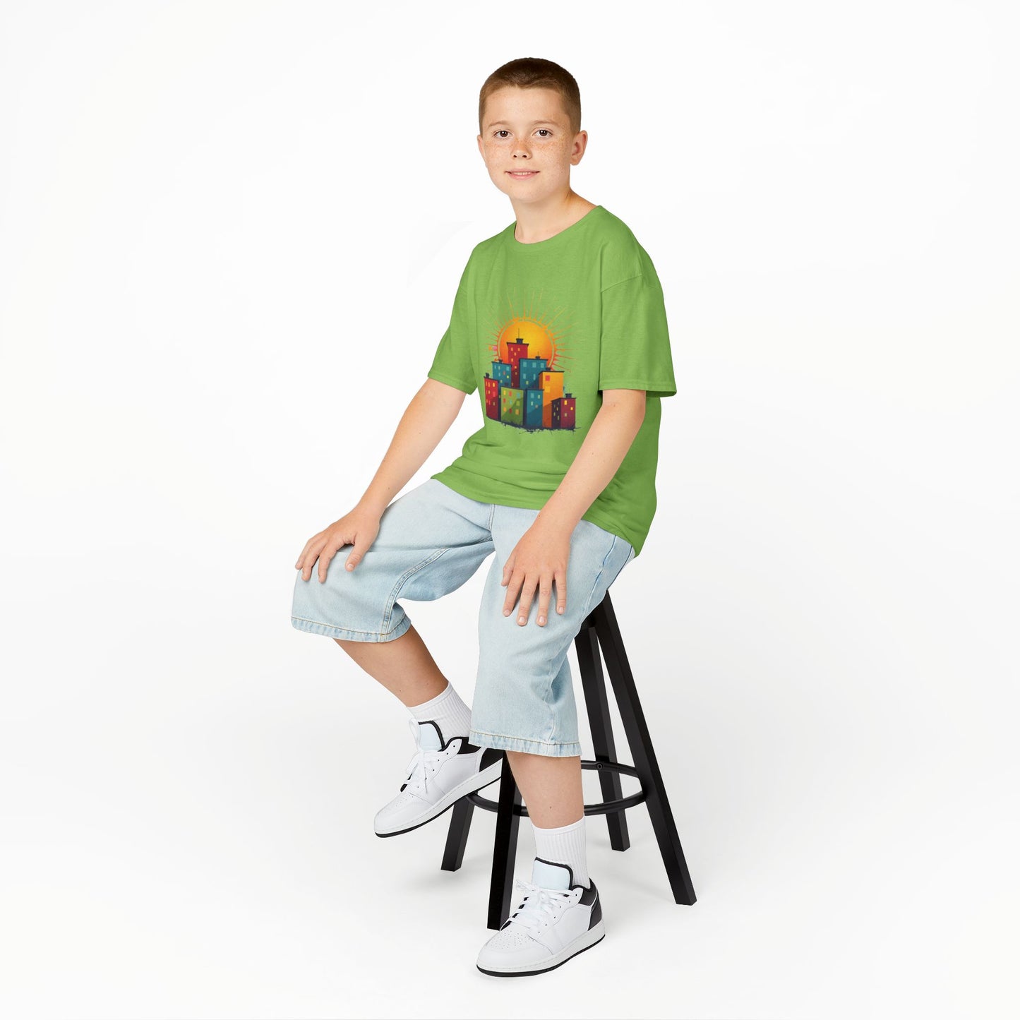 Kid's Sunny City Design, Unisex AwesomeT-Shirt