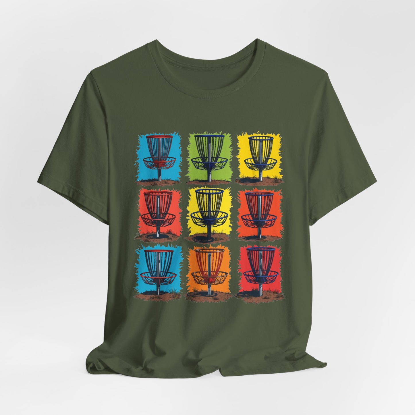 Disc Golf Pop Art 2 Unisex T-Shirt, Disc Golf Shirt