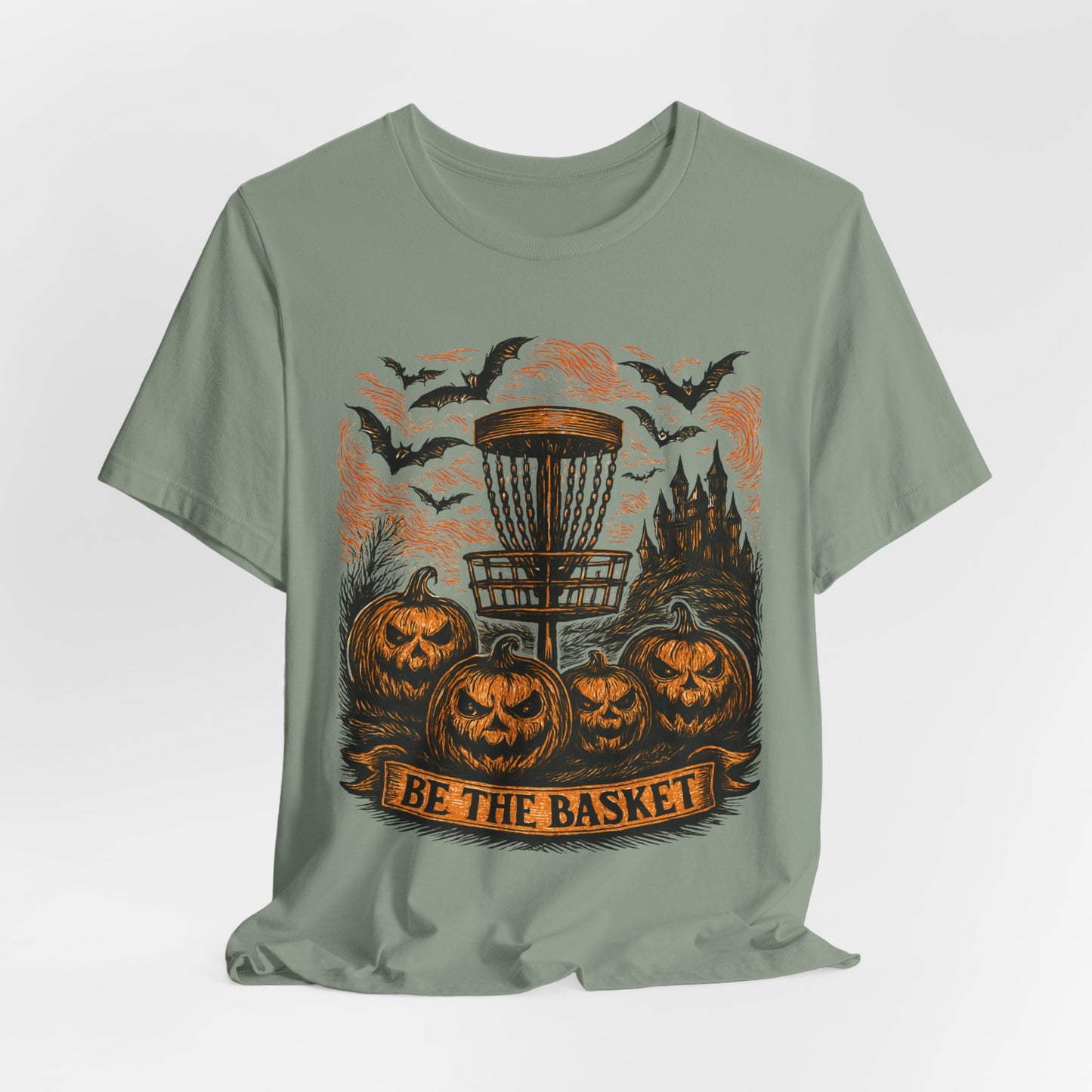 BE THE BASKET Disc Golf Halloween 2, Disc Golf Unisex T-Shirt