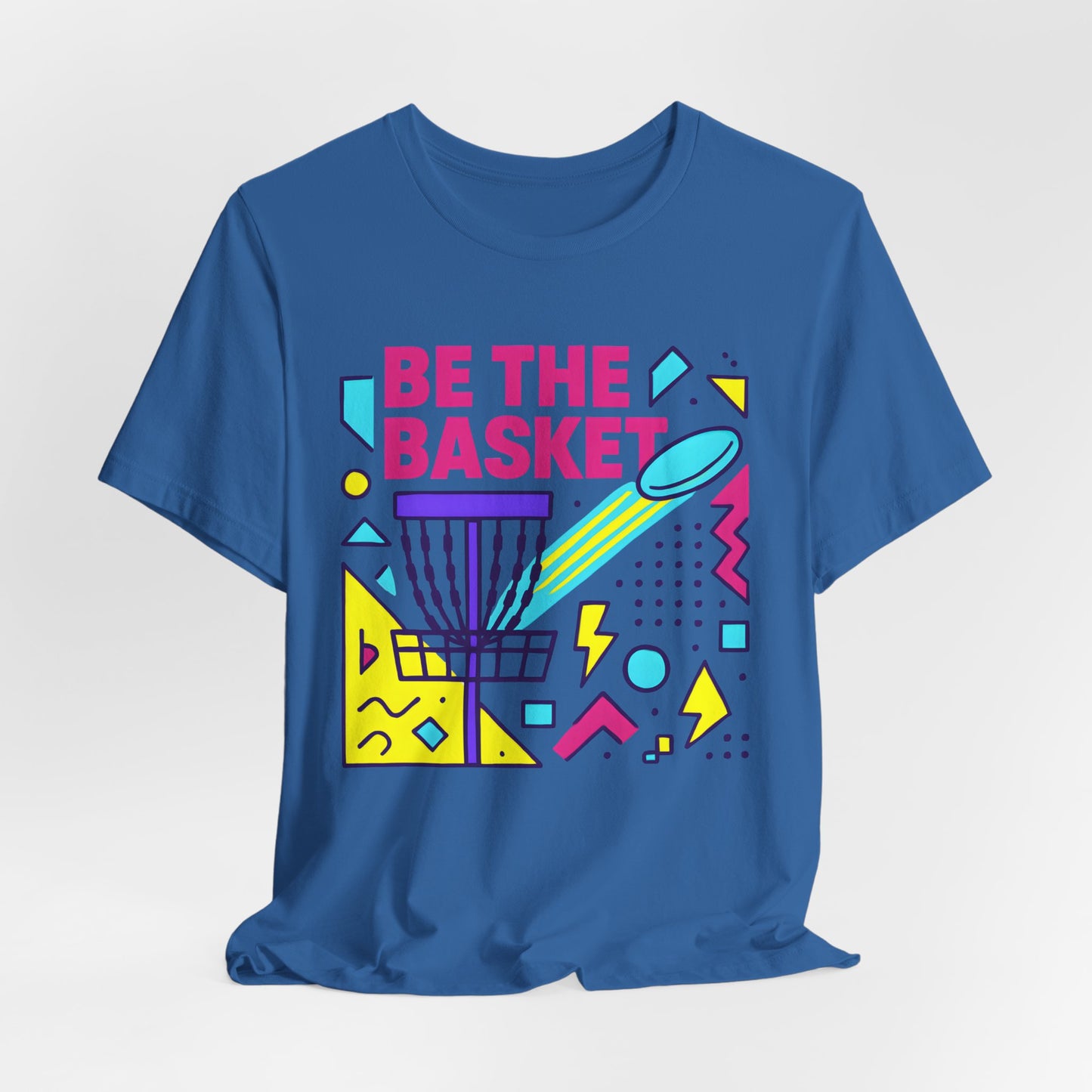 BE THE BASKET Disc Golf Basket Abstract 10, Unisex T-Shirt, Disc Golf Shirt