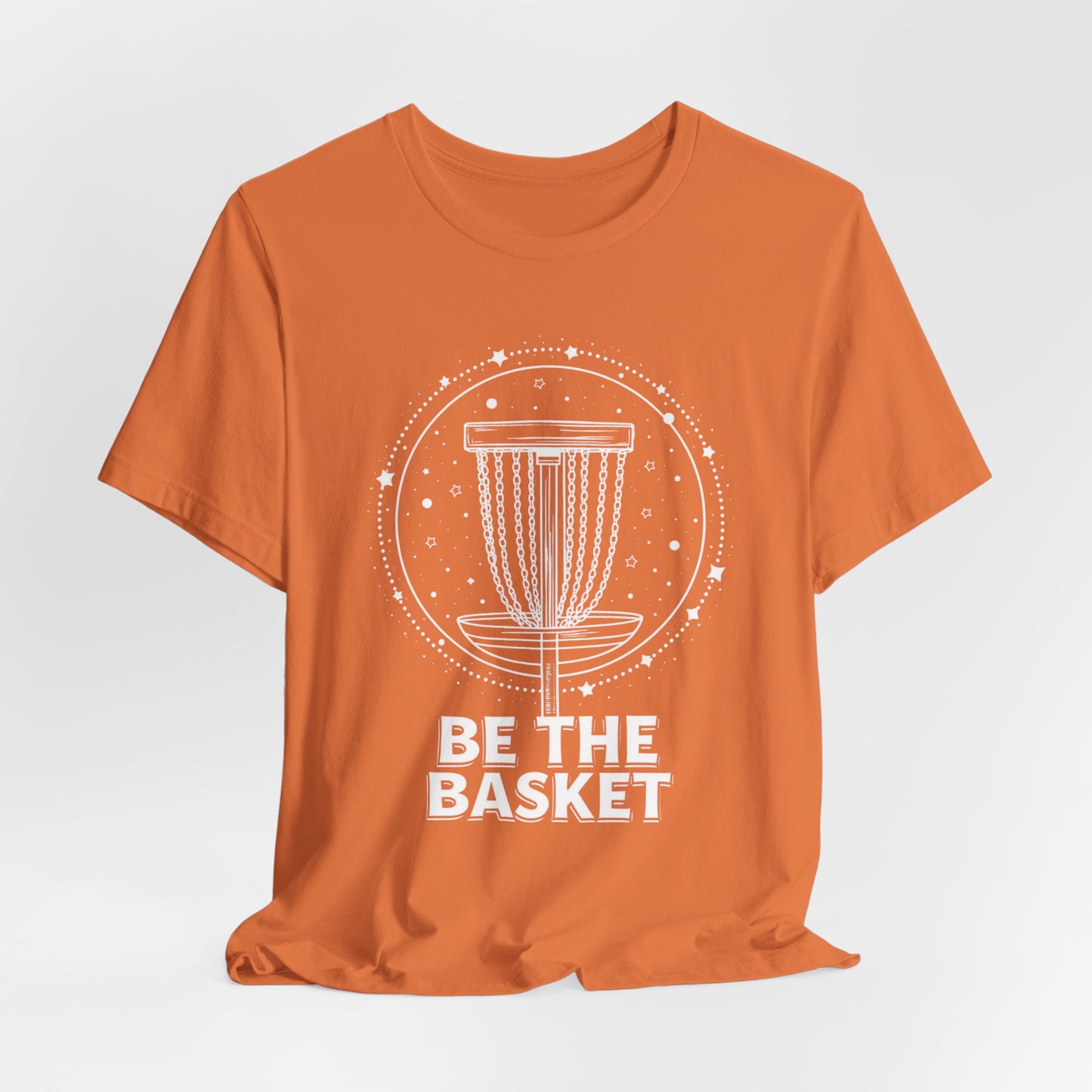 BE THE BASKET Disc Golf Space 3, Unisex T-Shirt