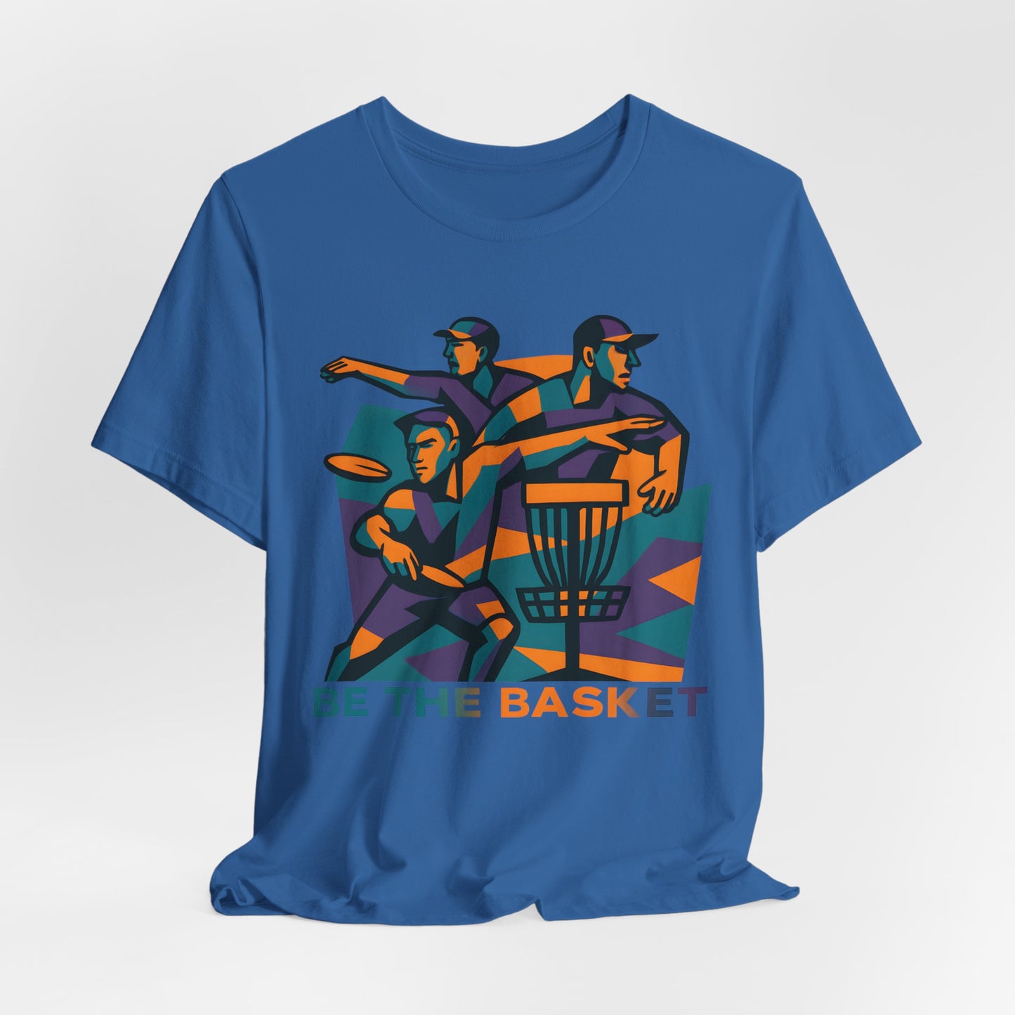 BE THE BASKET Disc Golf Art 2, Unisex T-Shirt, Disc Golf Shirt