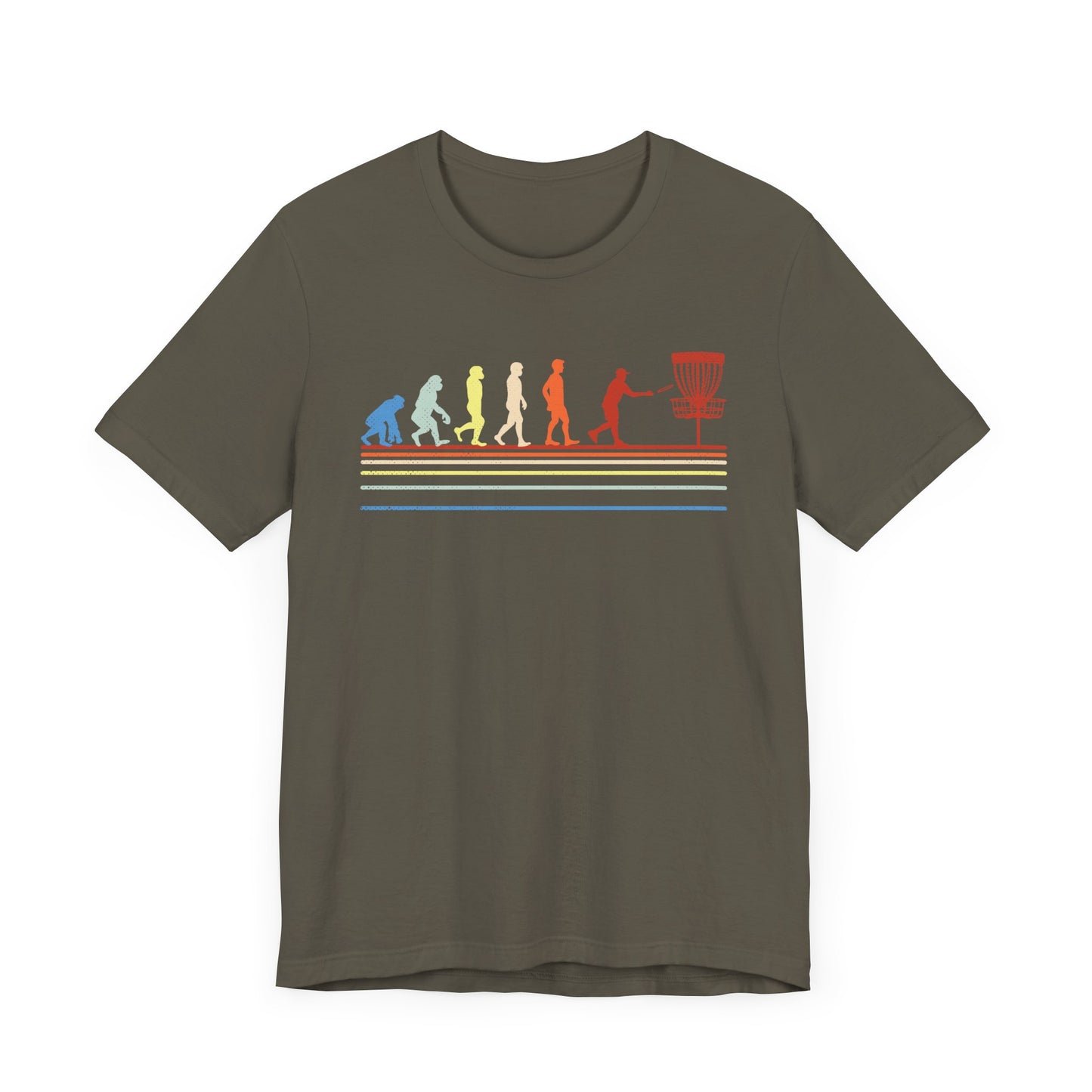Evolution Explained Disc Golf Softstyle Unisex T-shirt