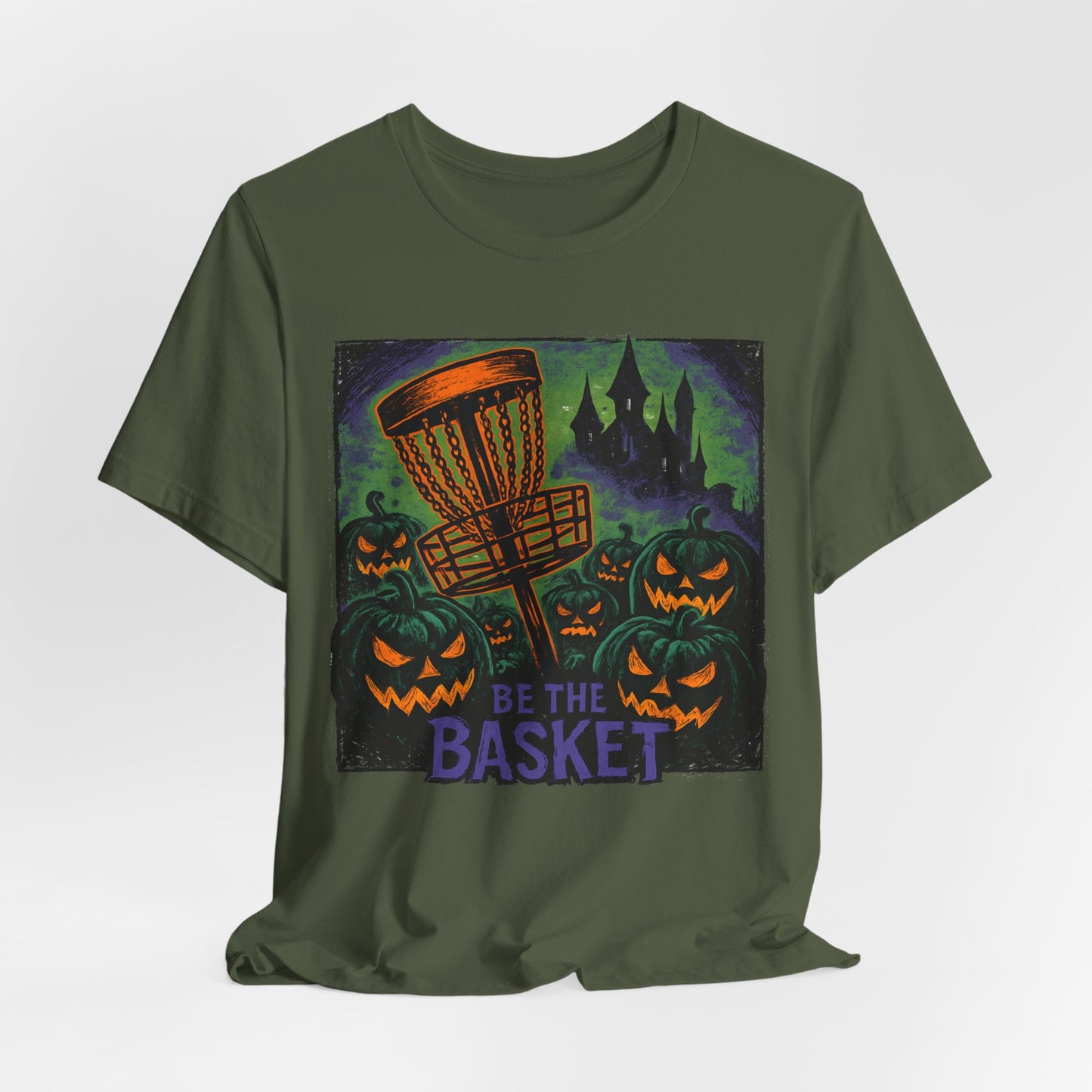 BE THE BASKET Disc Golf Halloween 3, Disc Golf Unisex T-Shirt