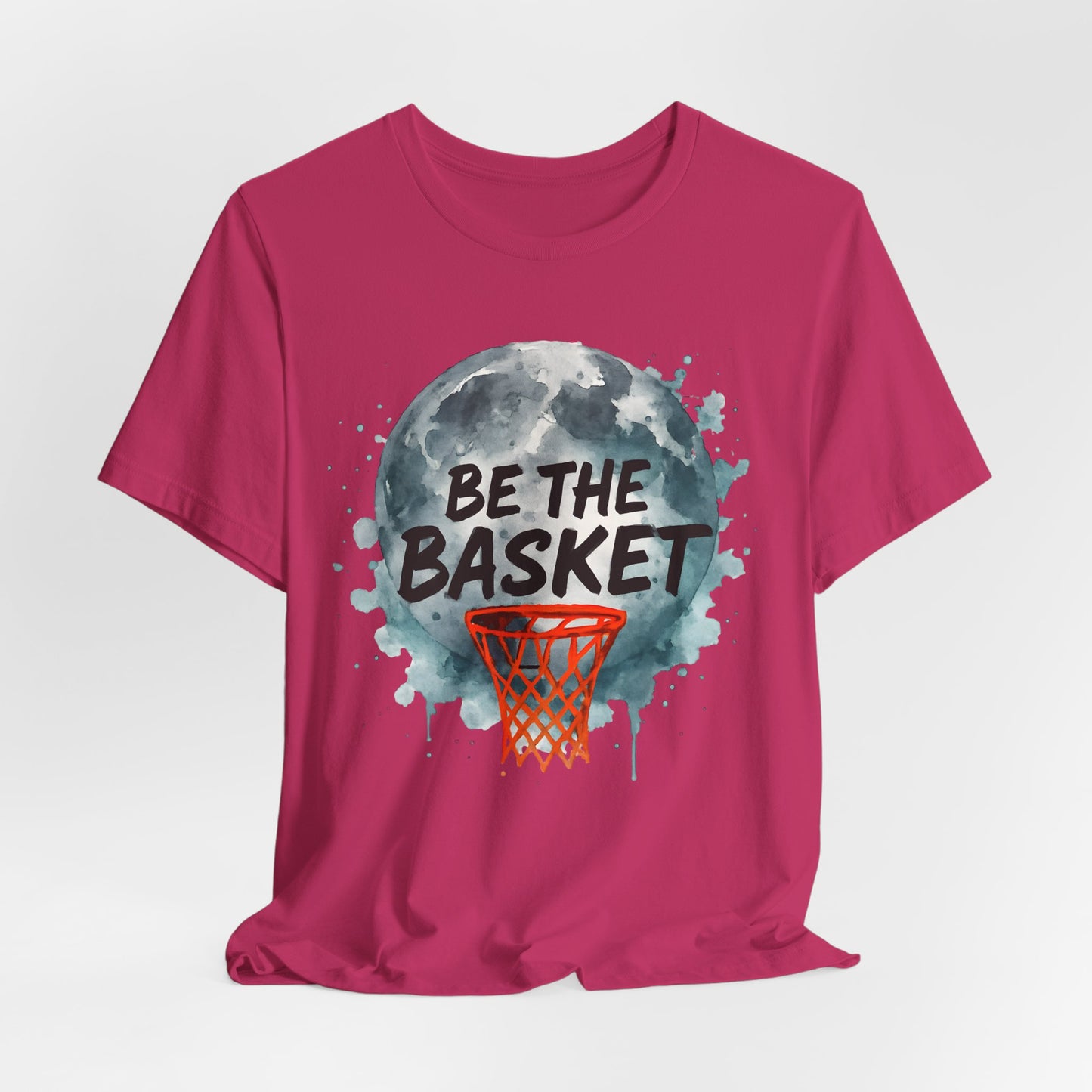 BE THE BASKET Basketball Watercolor Design 2, Basketball Unisex T-Shirt