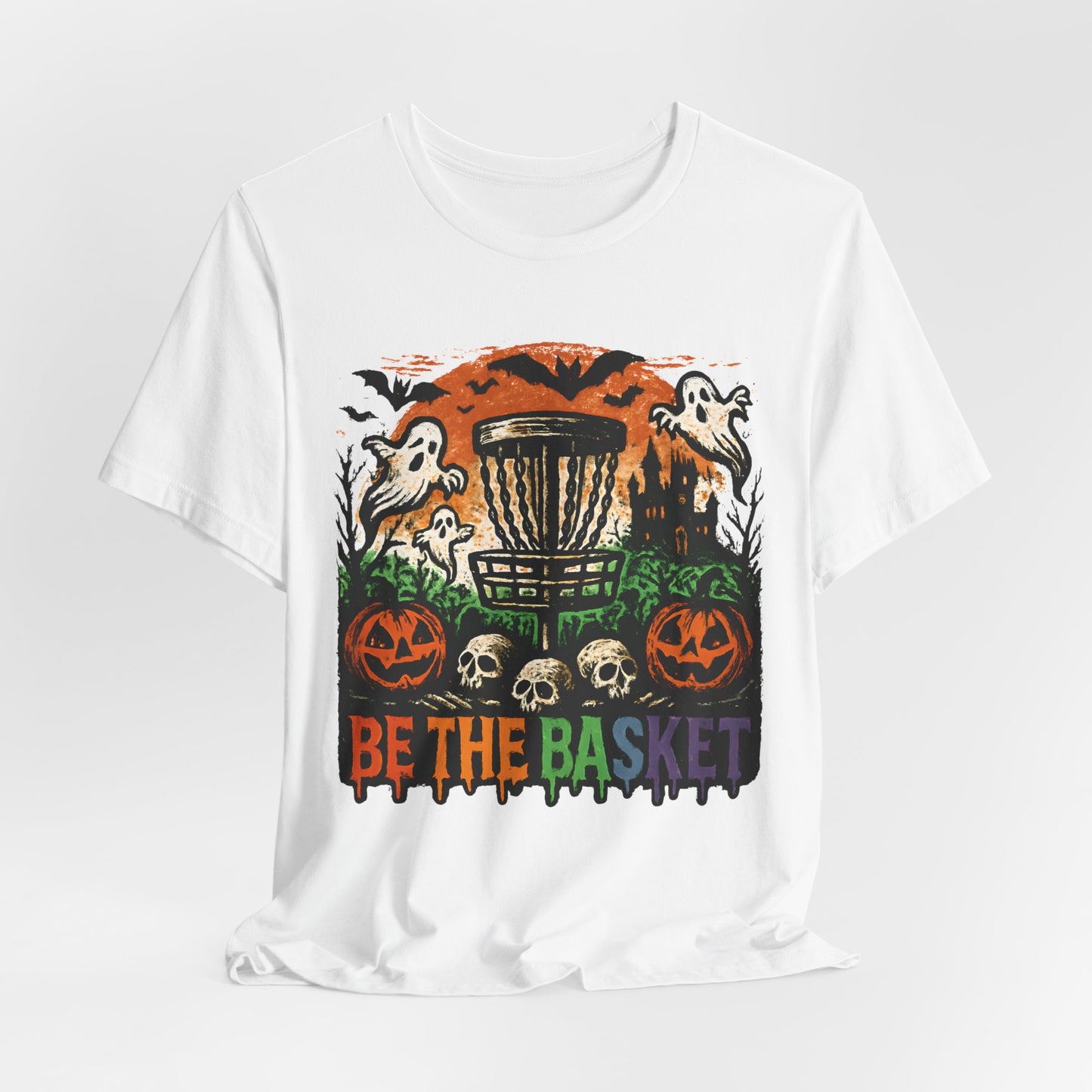 BE THE BASKET Disc Golf Halloween Design 20, Disc Golf Unisex T-Shirt
