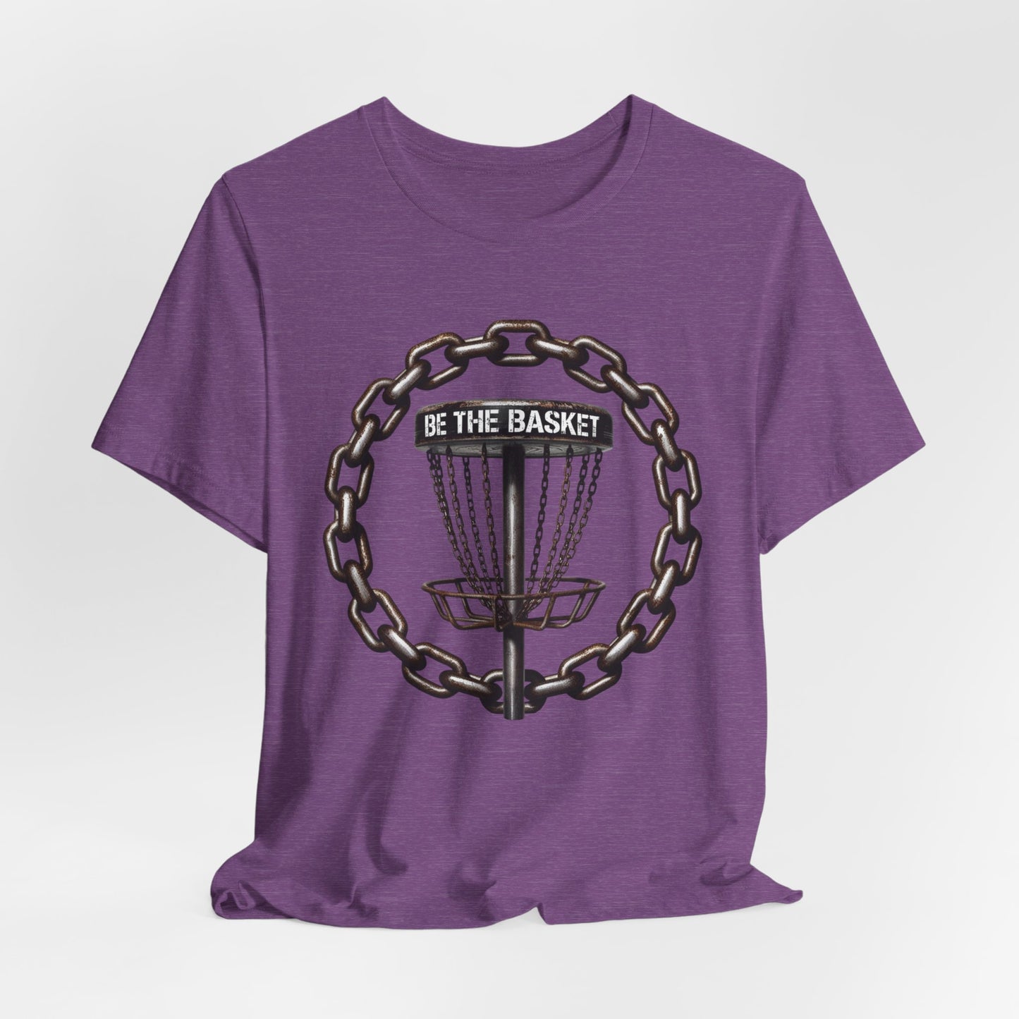 BE THE BASKET Chain Circle Disc Golf Unisex T-Shirt - Disc Golf Shirt