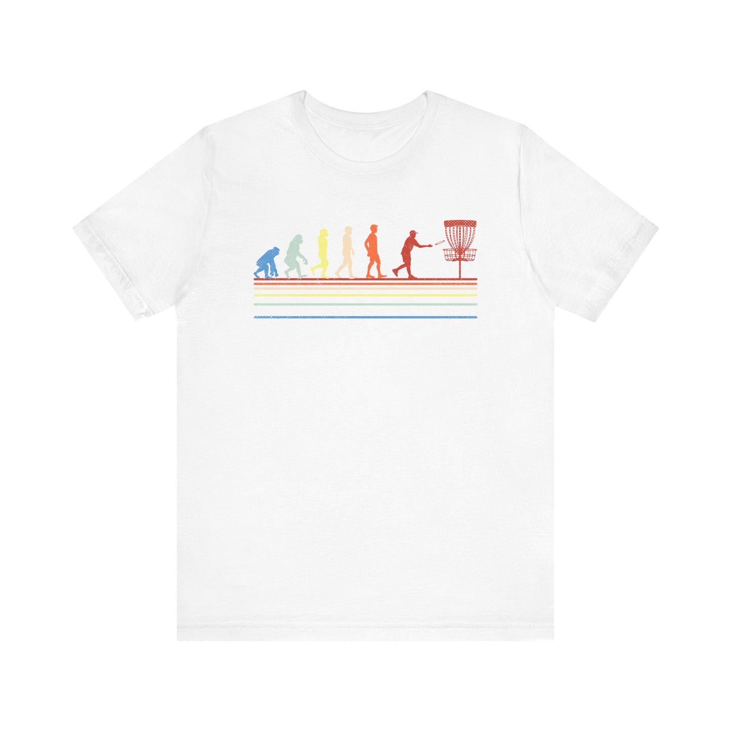 Evolution Explained Disc Golf Softstyle Unisex T-shirt